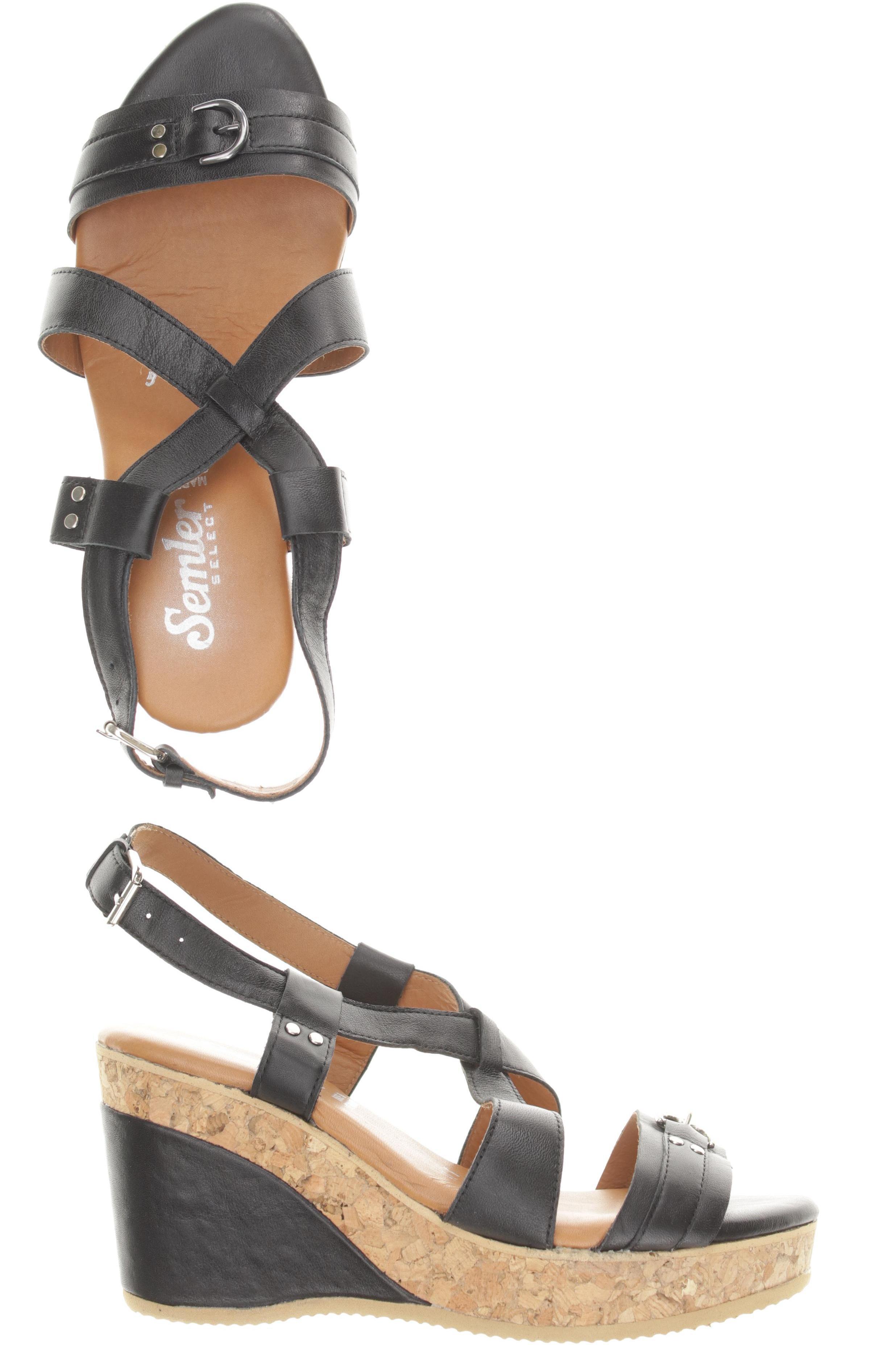 

Semler Damen Sandale, schwarz, Gr. 4.5