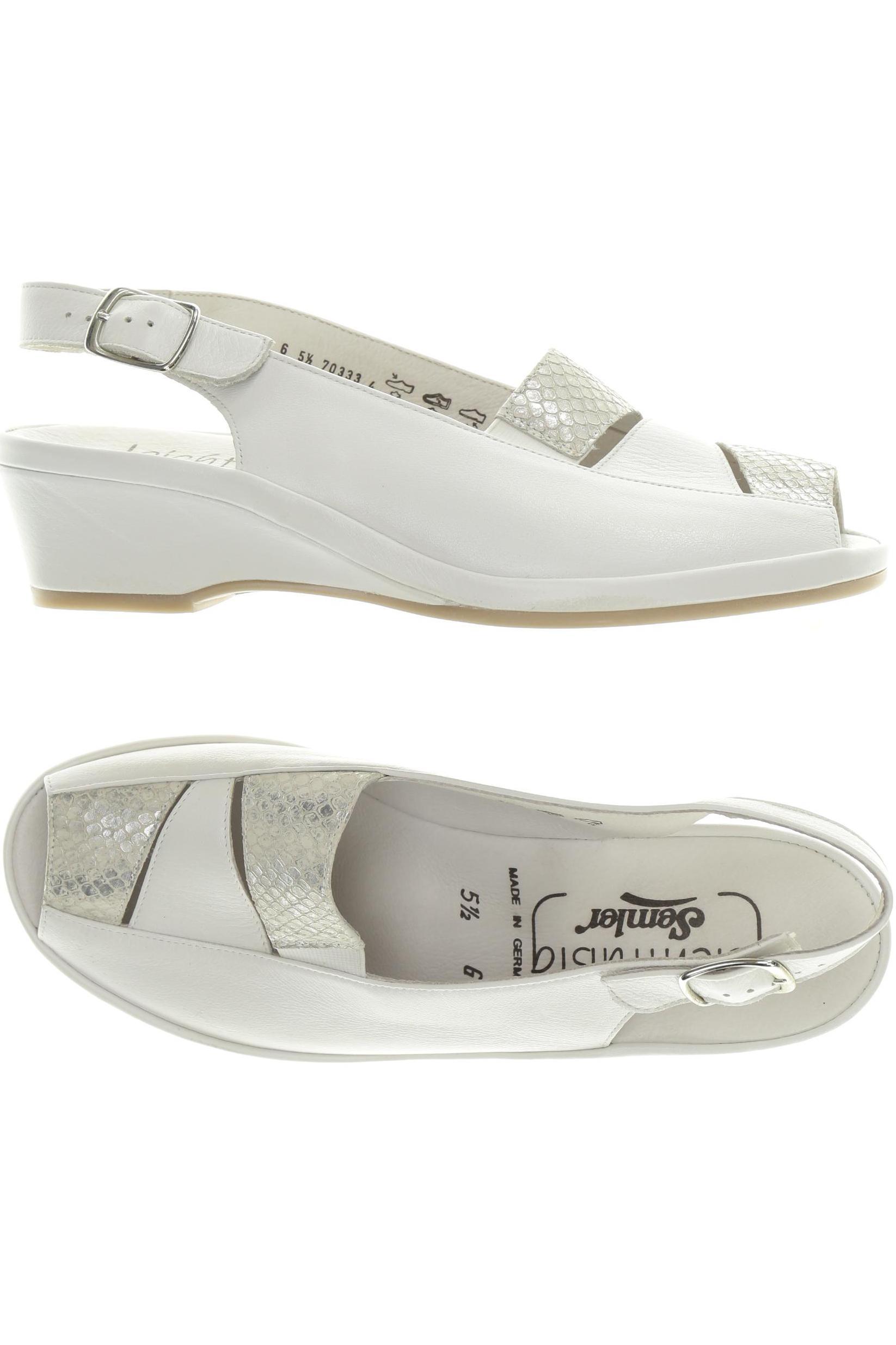

Semler Damen Sandale, weiß, Gr. 5.5