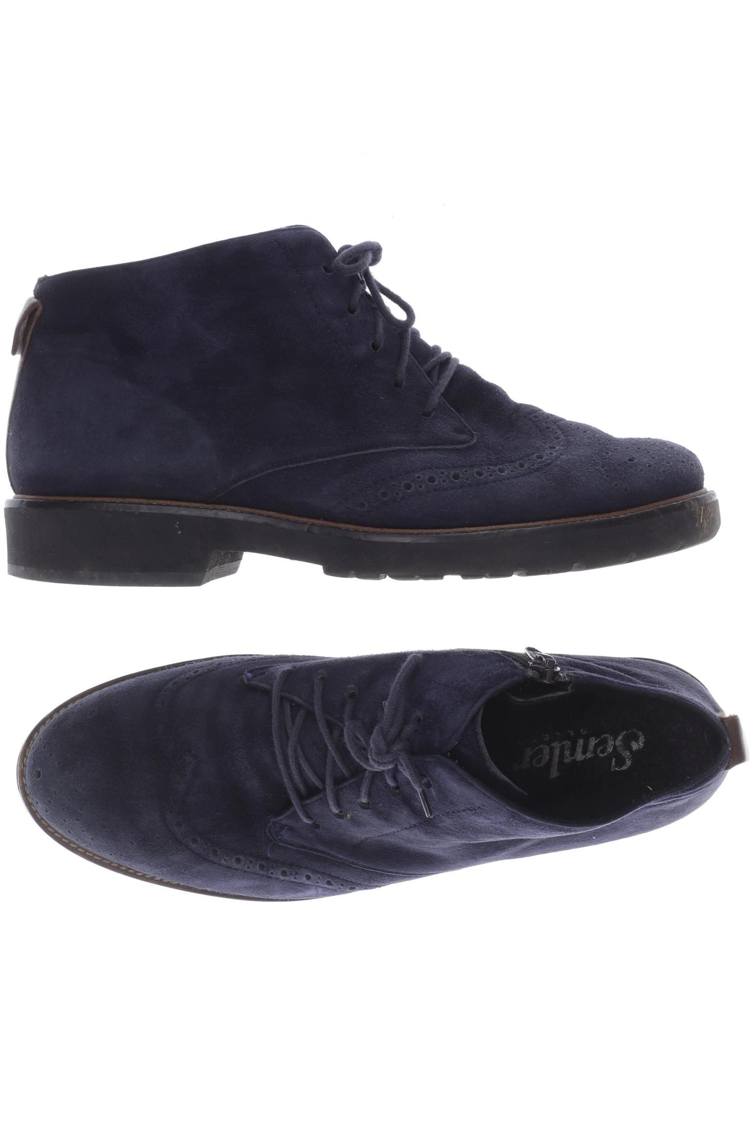 

Semler Damen Stiefelette, marineblau, Gr. 6