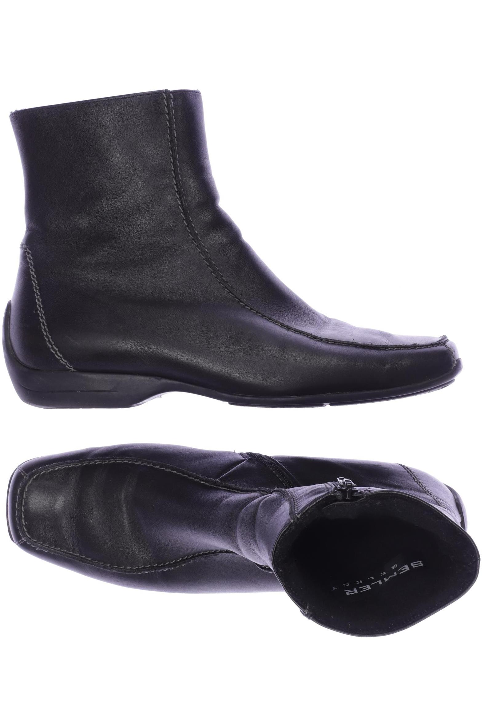

Semler Damen Stiefelette, schwarz, Gr. 6