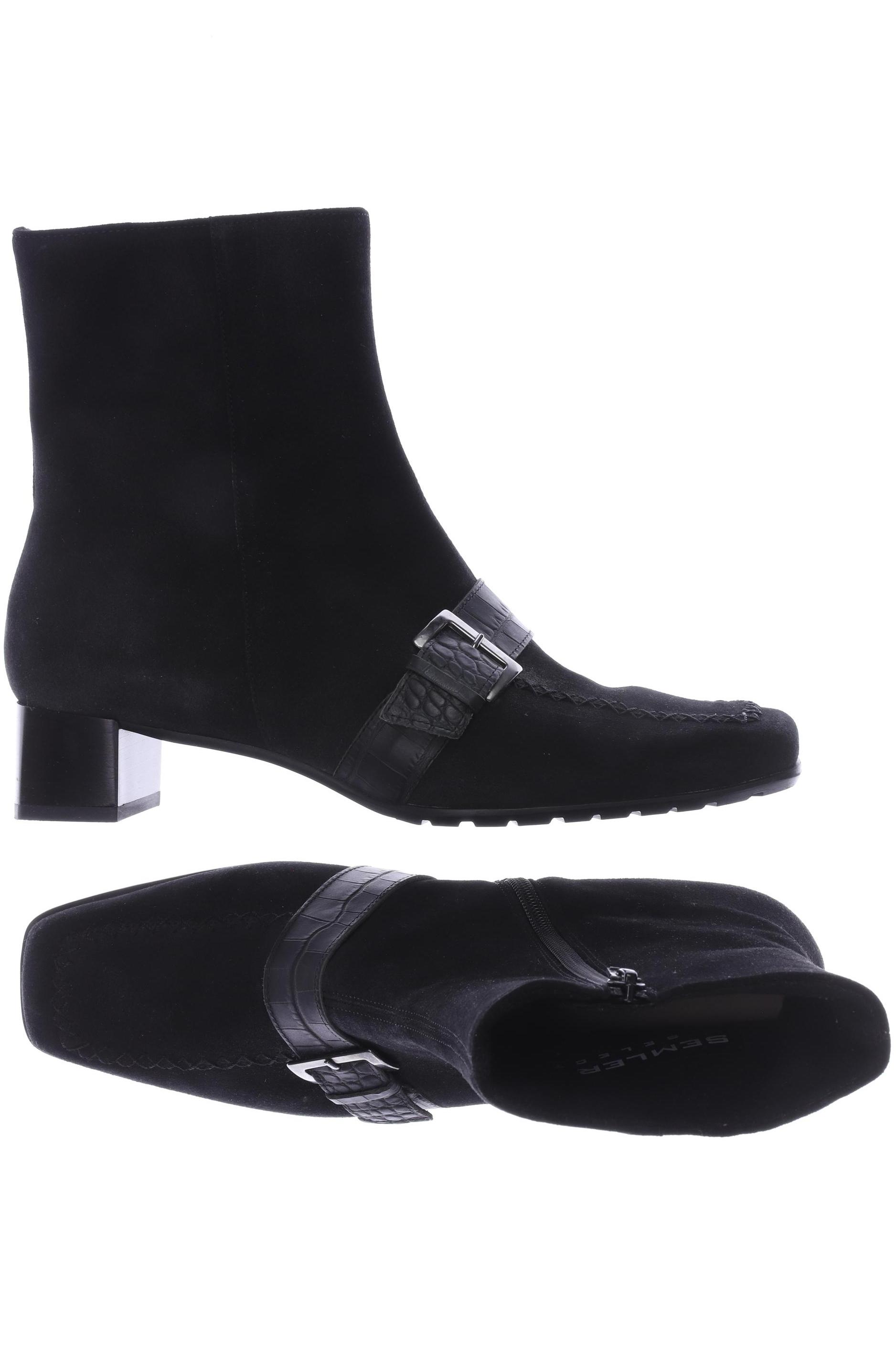

Semler Damen Stiefelette, schwarz, Gr. 5.5