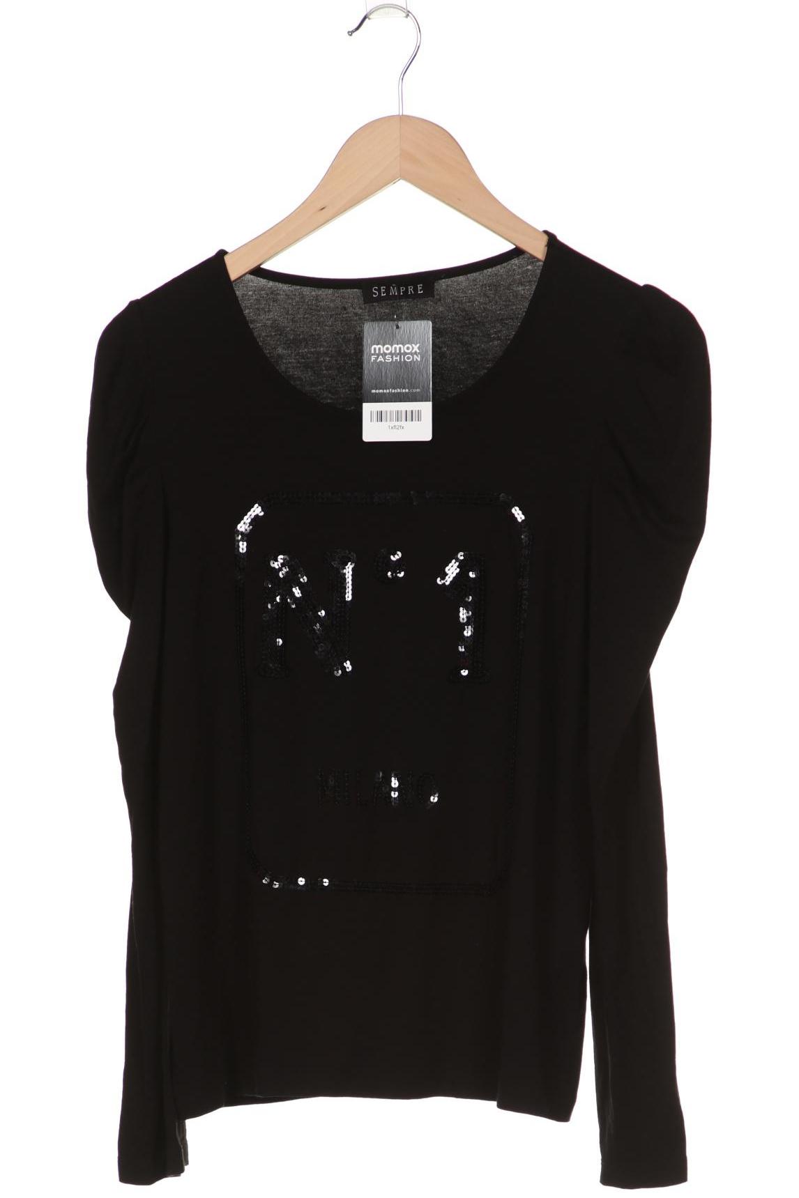 

Sempre Piu Damen Langarmshirt, schwarz