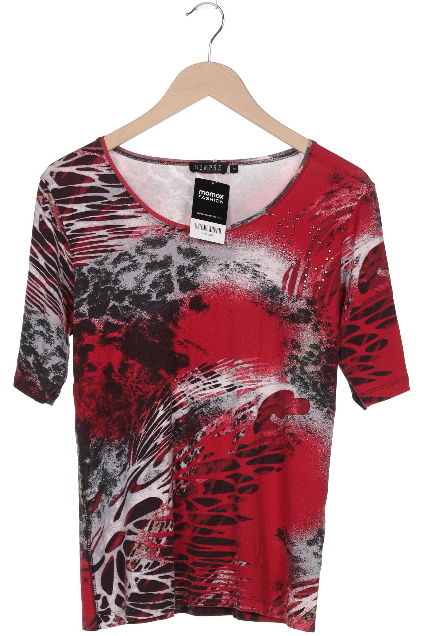 

Sempre Piu Damen T-Shirt, rot, Gr. 38