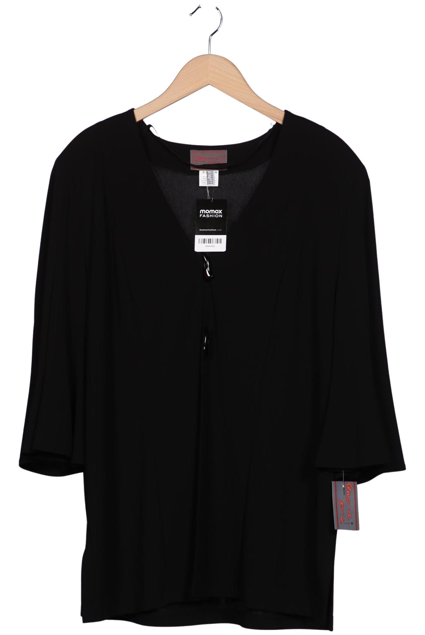 

Sempre Piu Damen Strickjacke, schwarz, Gr. 44