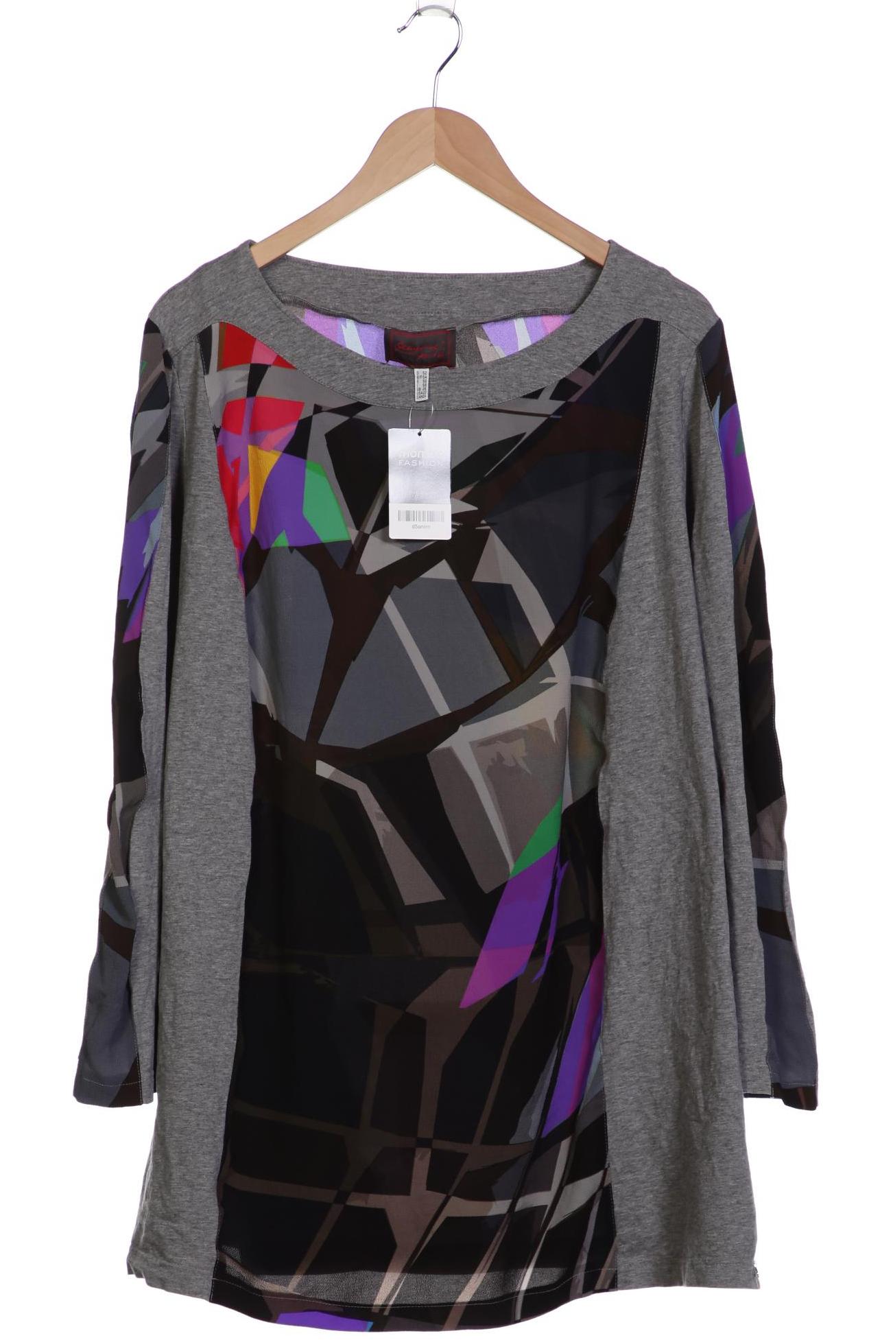 

Sempre Piu Damen Langarmshirt, grau, Gr. 52