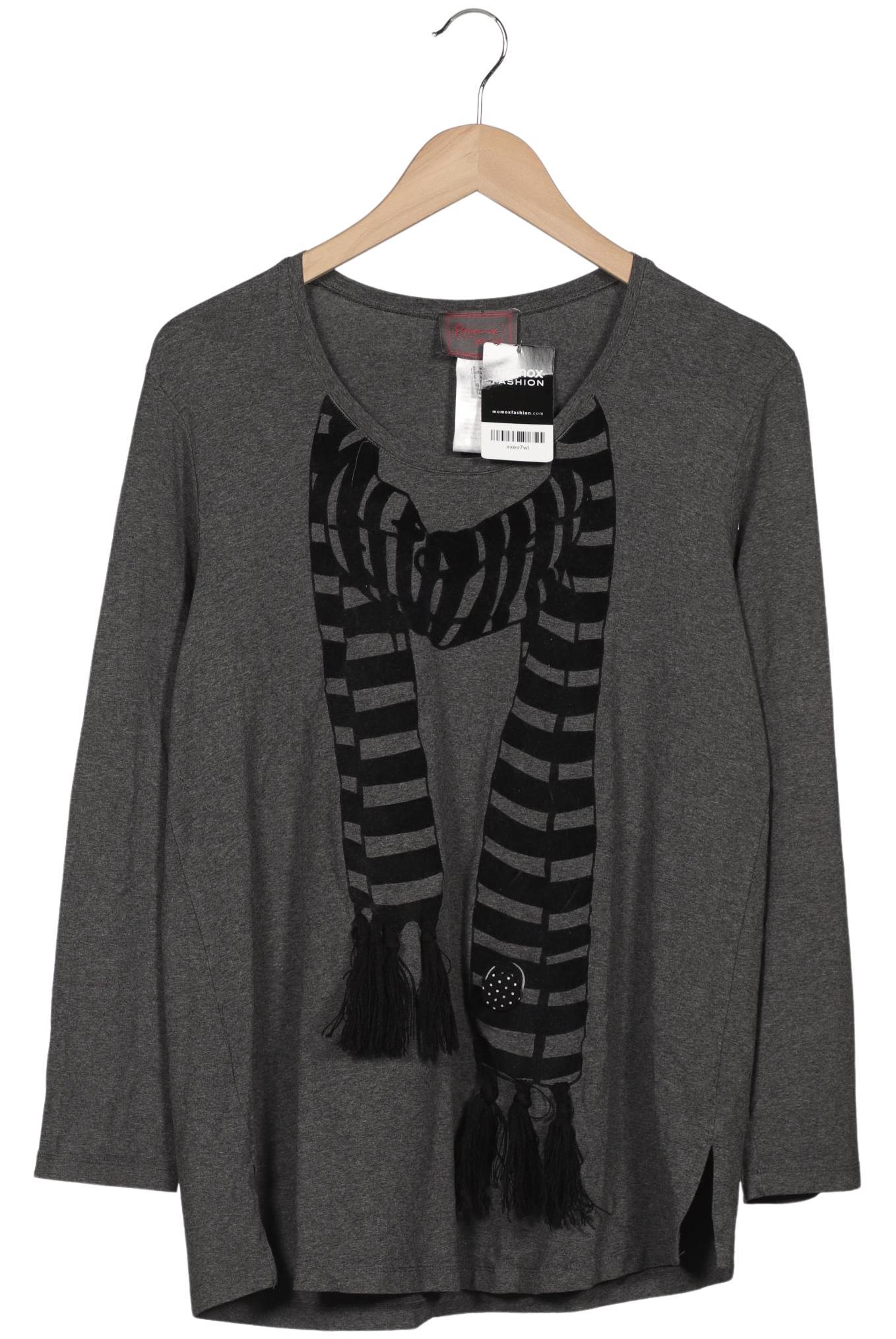 

Sempre Piu Damen Langarmshirt, grau, Gr. 40