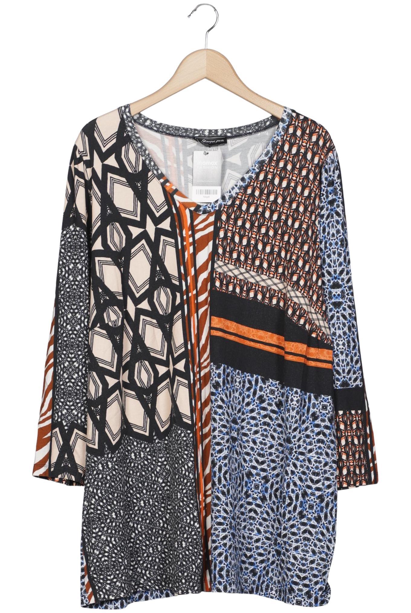 

Sempre Piu Damen Langarmshirt, mehrfarbig, Gr. 52