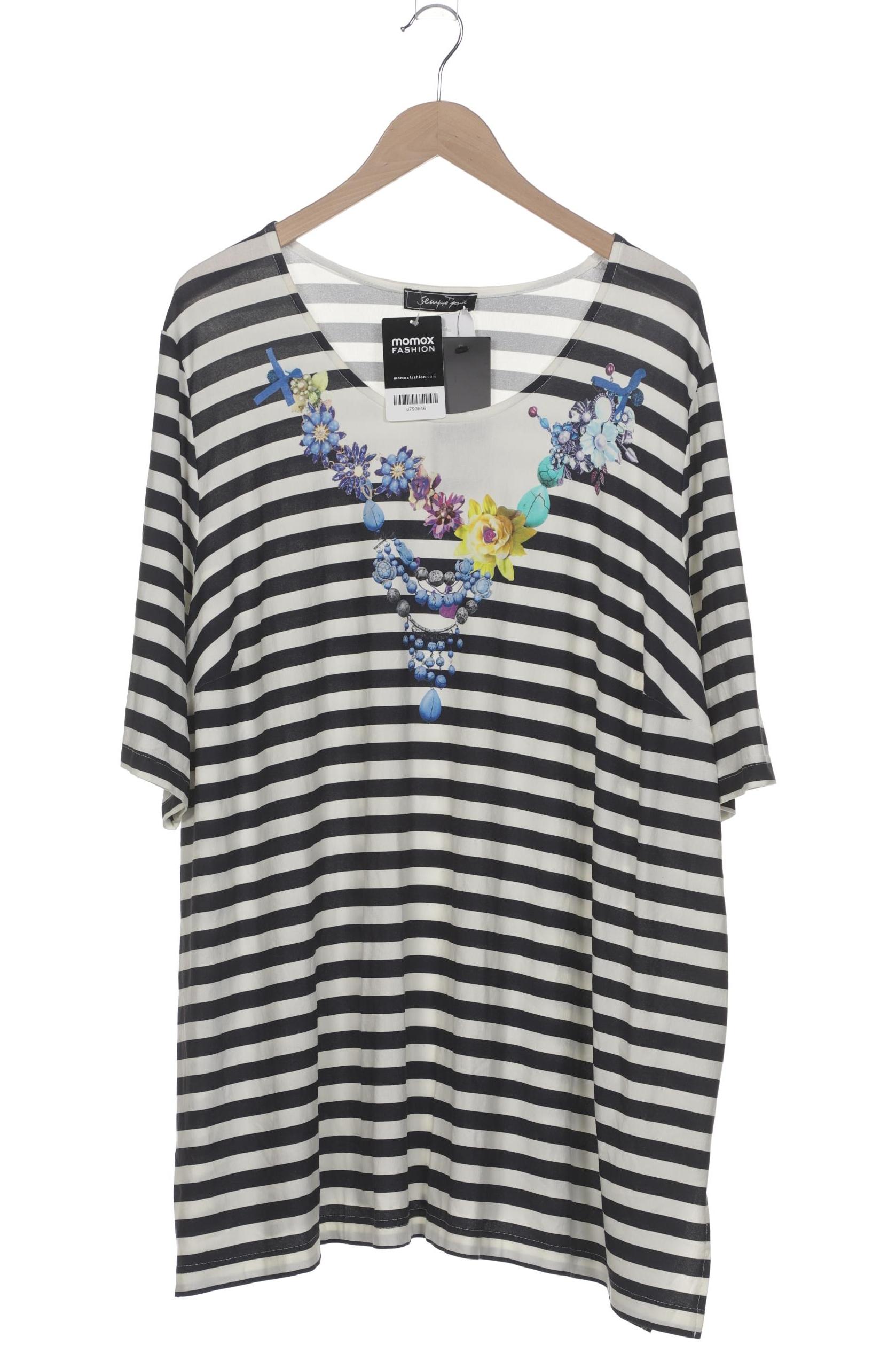 

Sempre Piu Damen T-Shirt, marineblau, Gr. 52