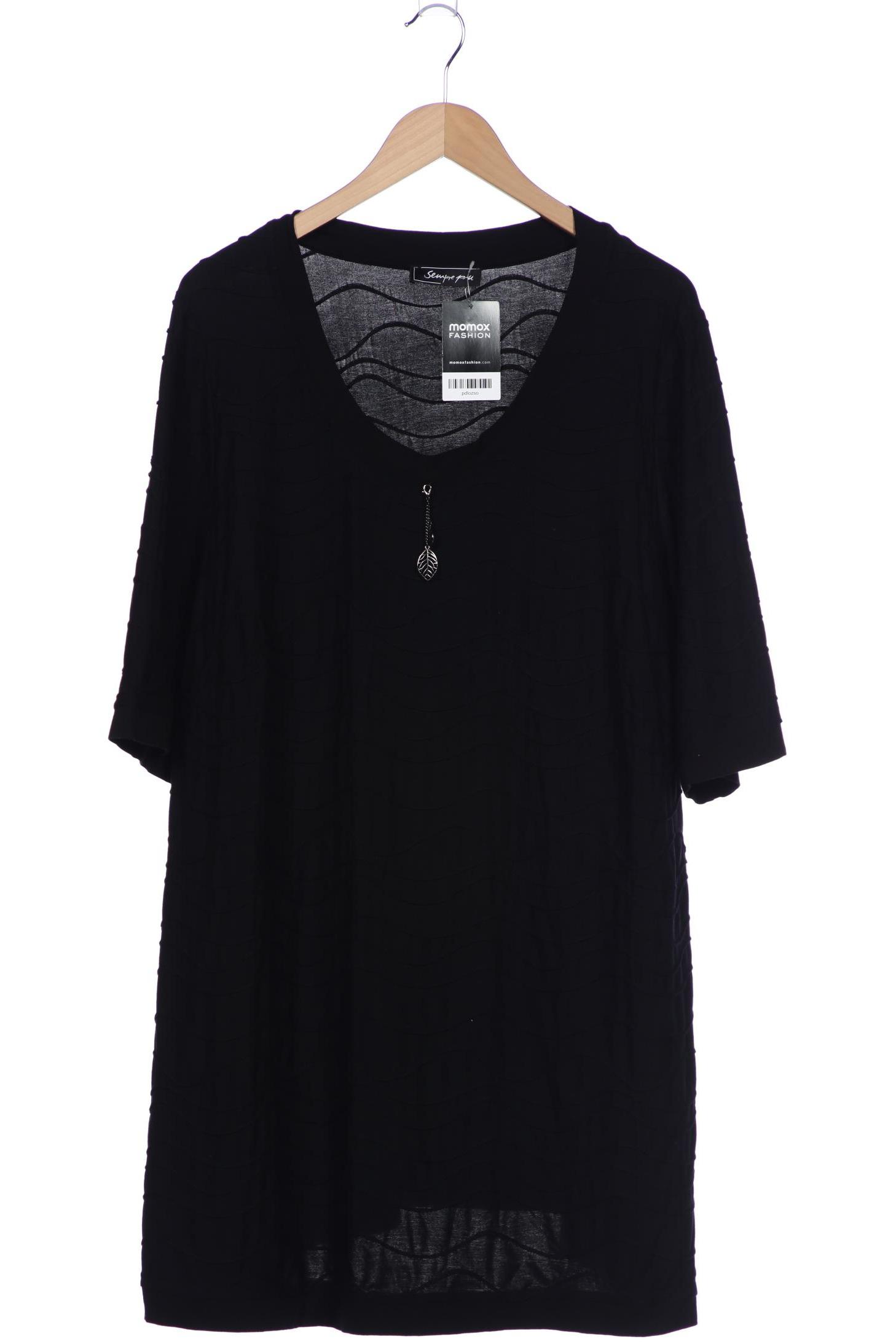 

Sempre Piu Damen T-Shirt, schwarz, Gr. 52