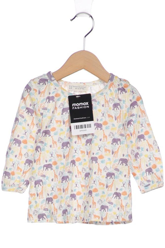 

sense organics Mädchen Langarmshirt, weiß
