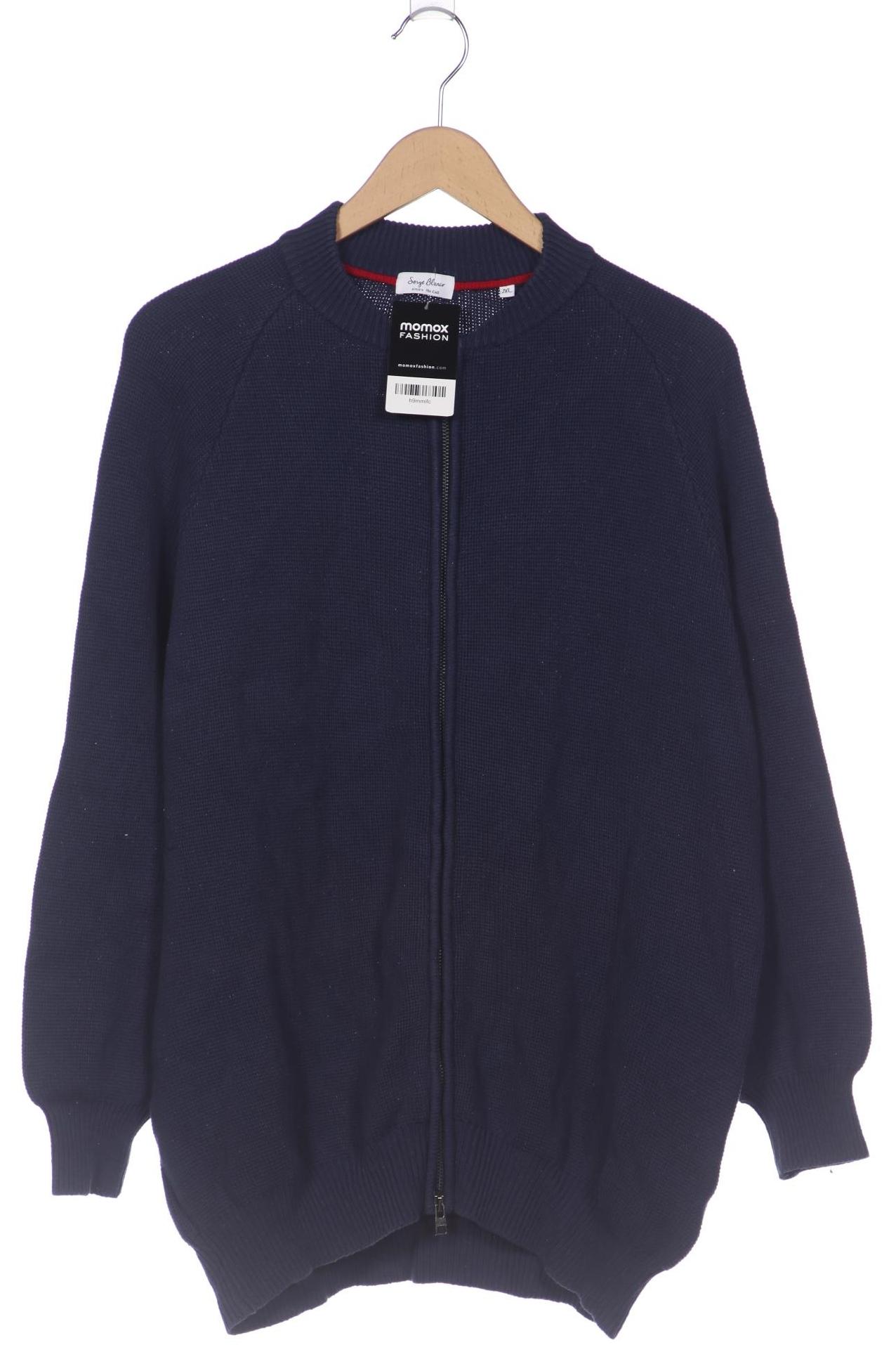 

Serge Blanco Herren Strickjacke, marineblau, Gr. 56