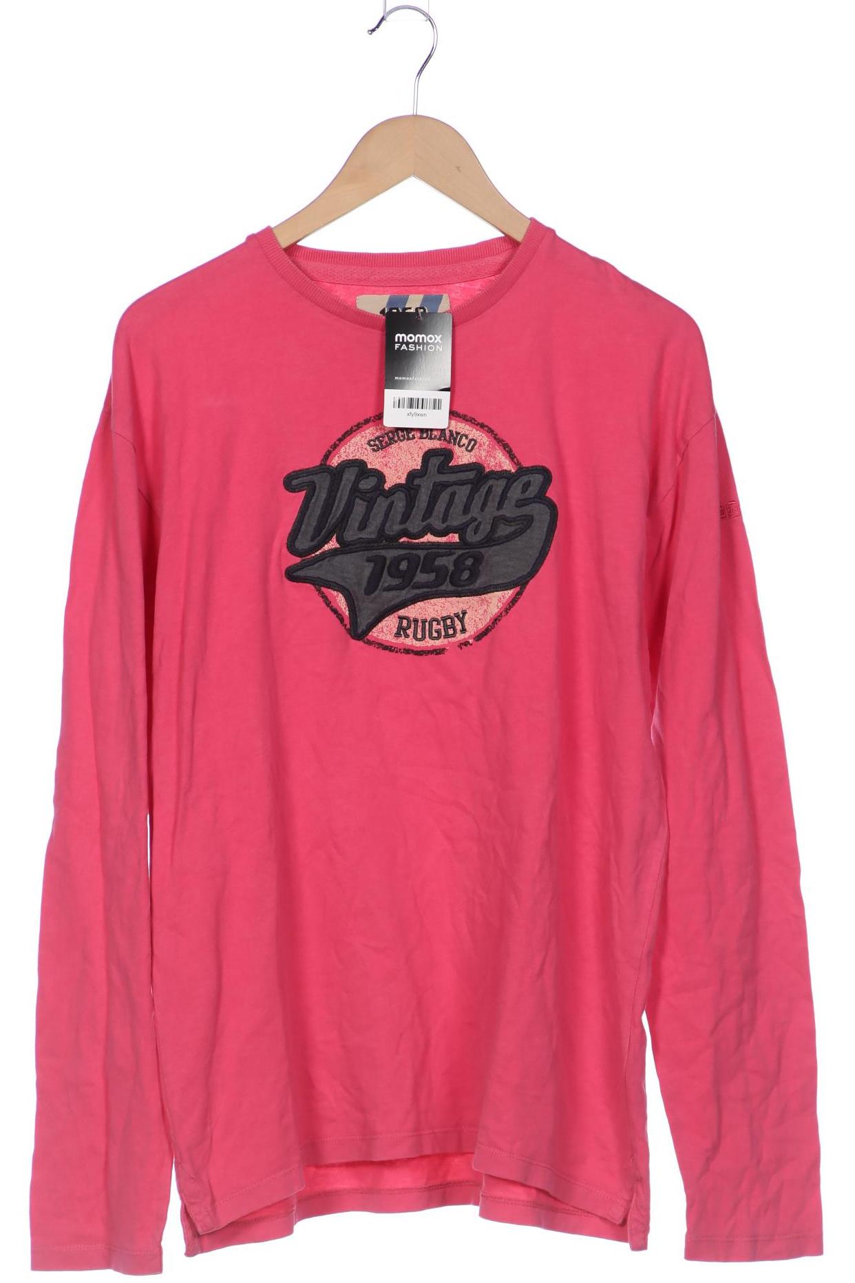 

Serge Blanco Herren Langarmshirt, pink, Gr. 56