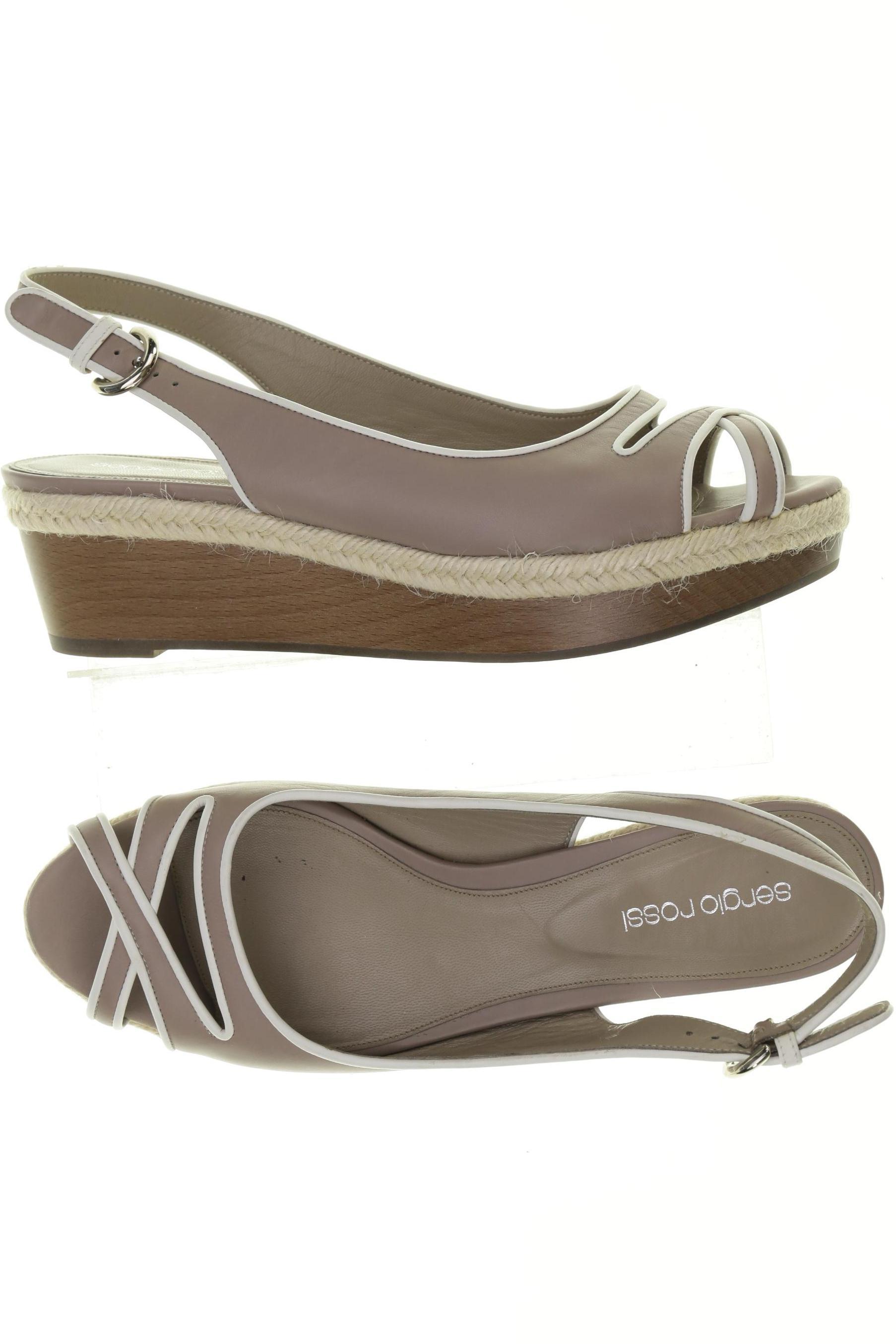 

Sergio Rossi Damen Sandale, grau, Gr. 38.5