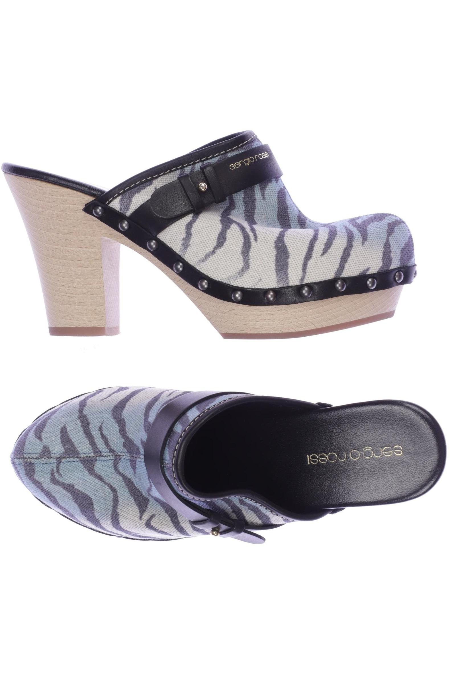

Sergio Rossi Damen Pumps, blau, Gr. 36.5