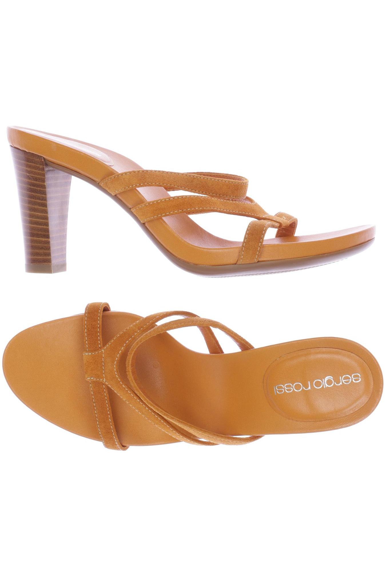 

Sergio Rossi Damen Sandale, orange, Gr. 36