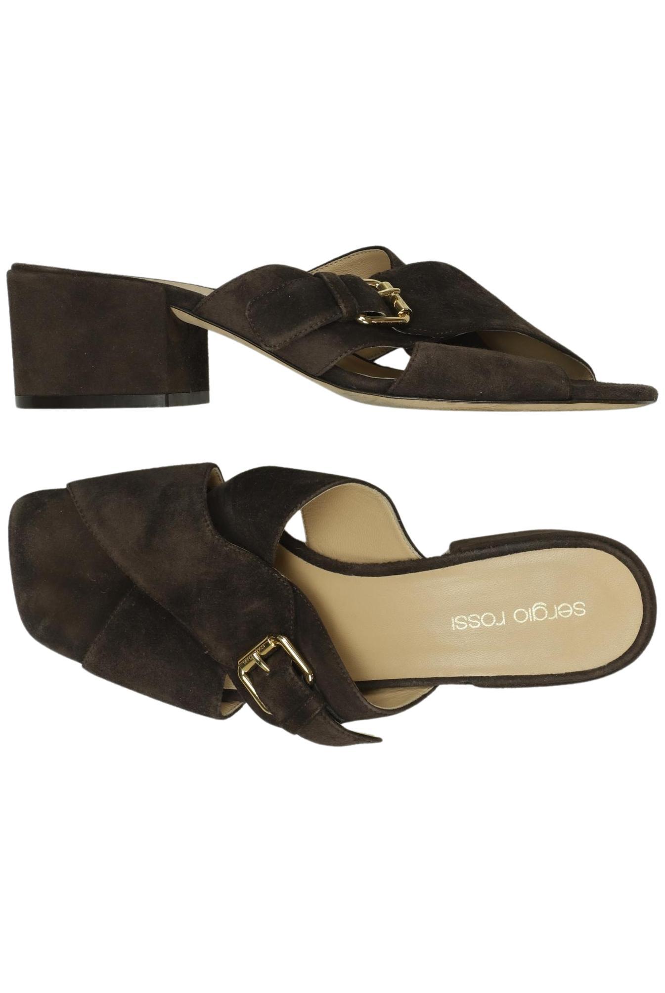

Sergio Rossi Damen Sandale, braun, Gr. 39
