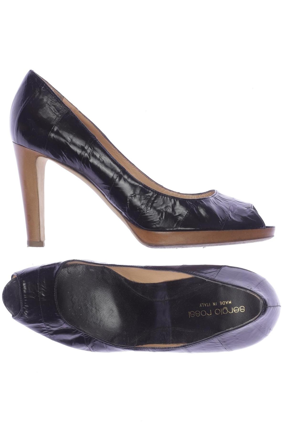 

Sergio Rossi Damen Pumps, schwarz, Gr. 38.5