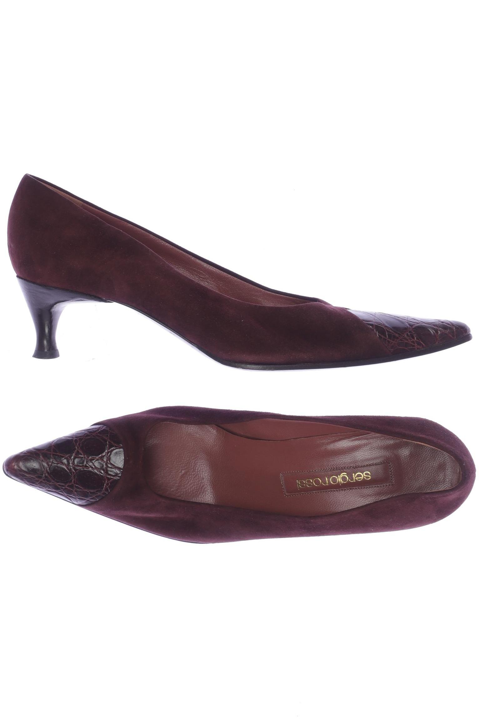 Thumbnail - Sergio Rossi Damen Pumps, bordeaux, Gr. 38
