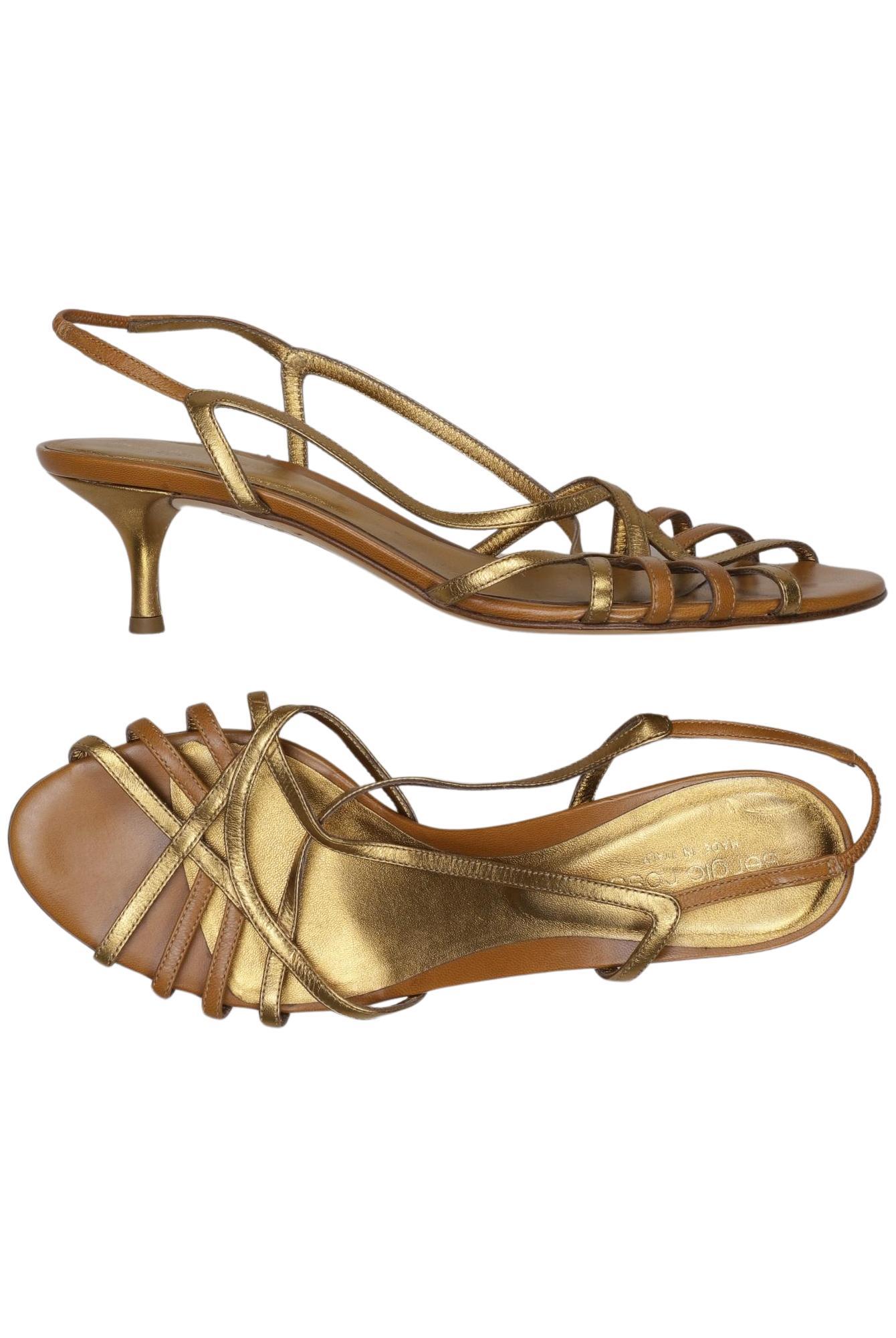 

Sergio Rossi Damen Pumps, gold, Gr. 38