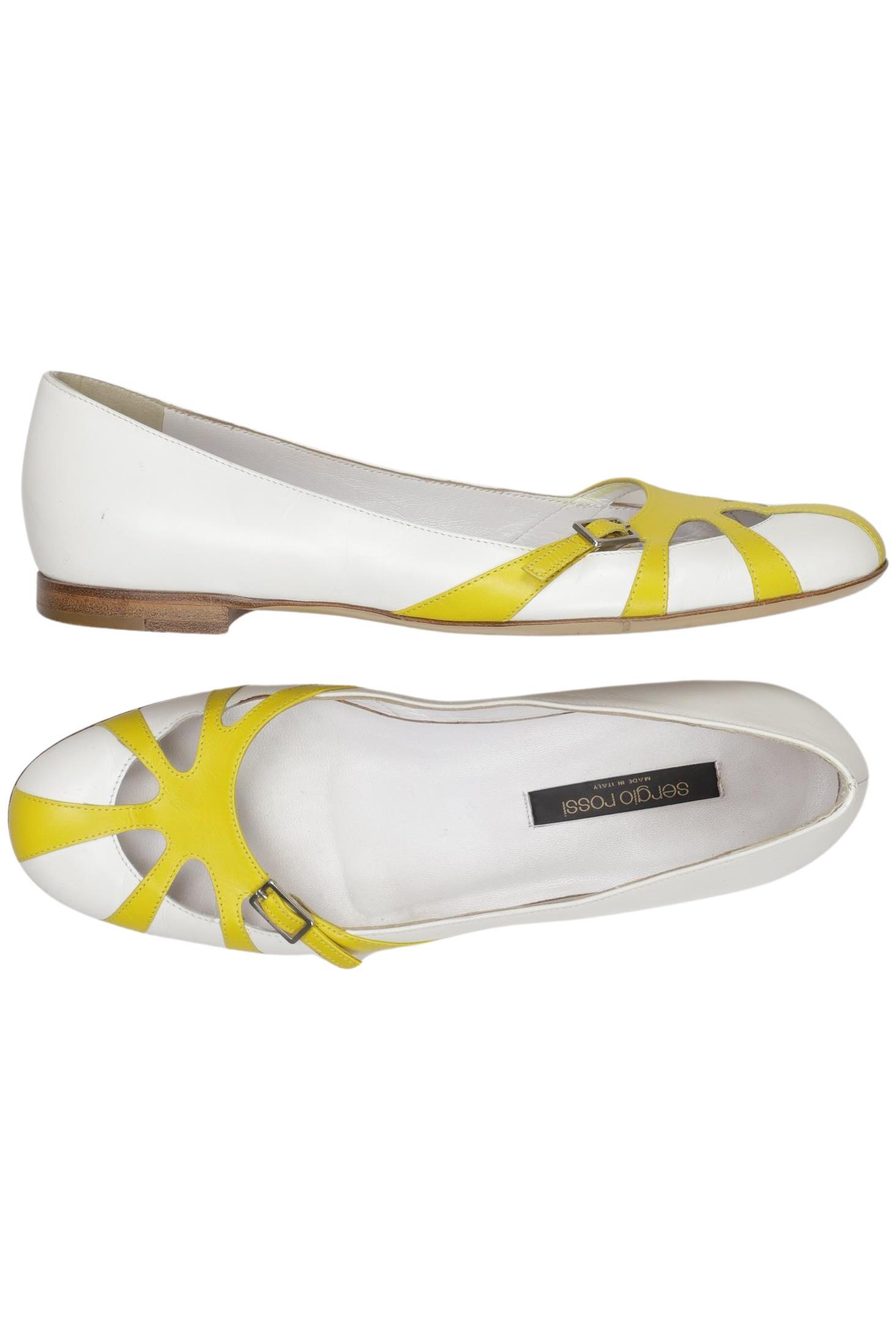 

Sergio Rossi Damen Ballerinas, weiß, Gr. 36