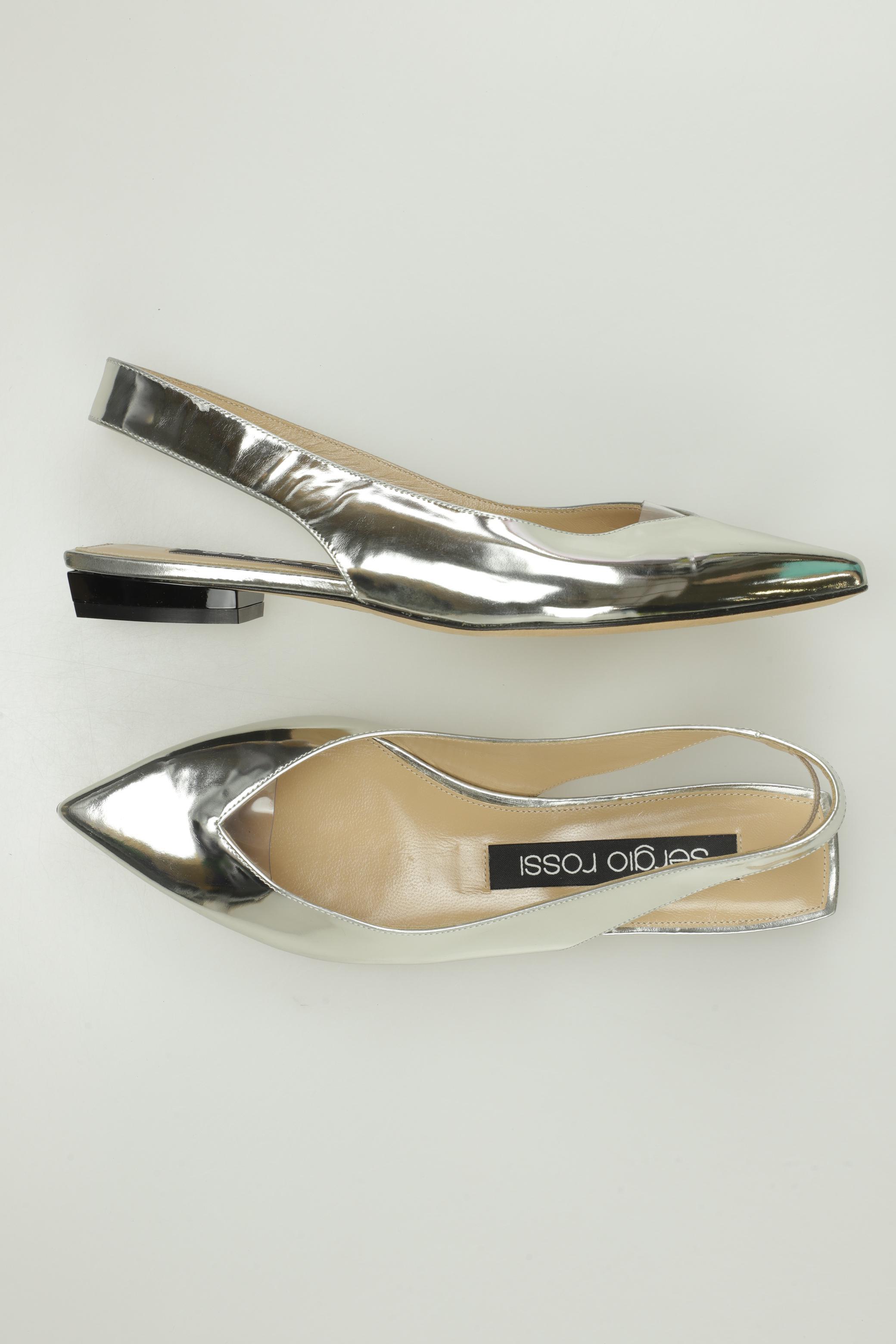 

Sergio Rossi Damen Ballerinas, silber, Gr. 37.5