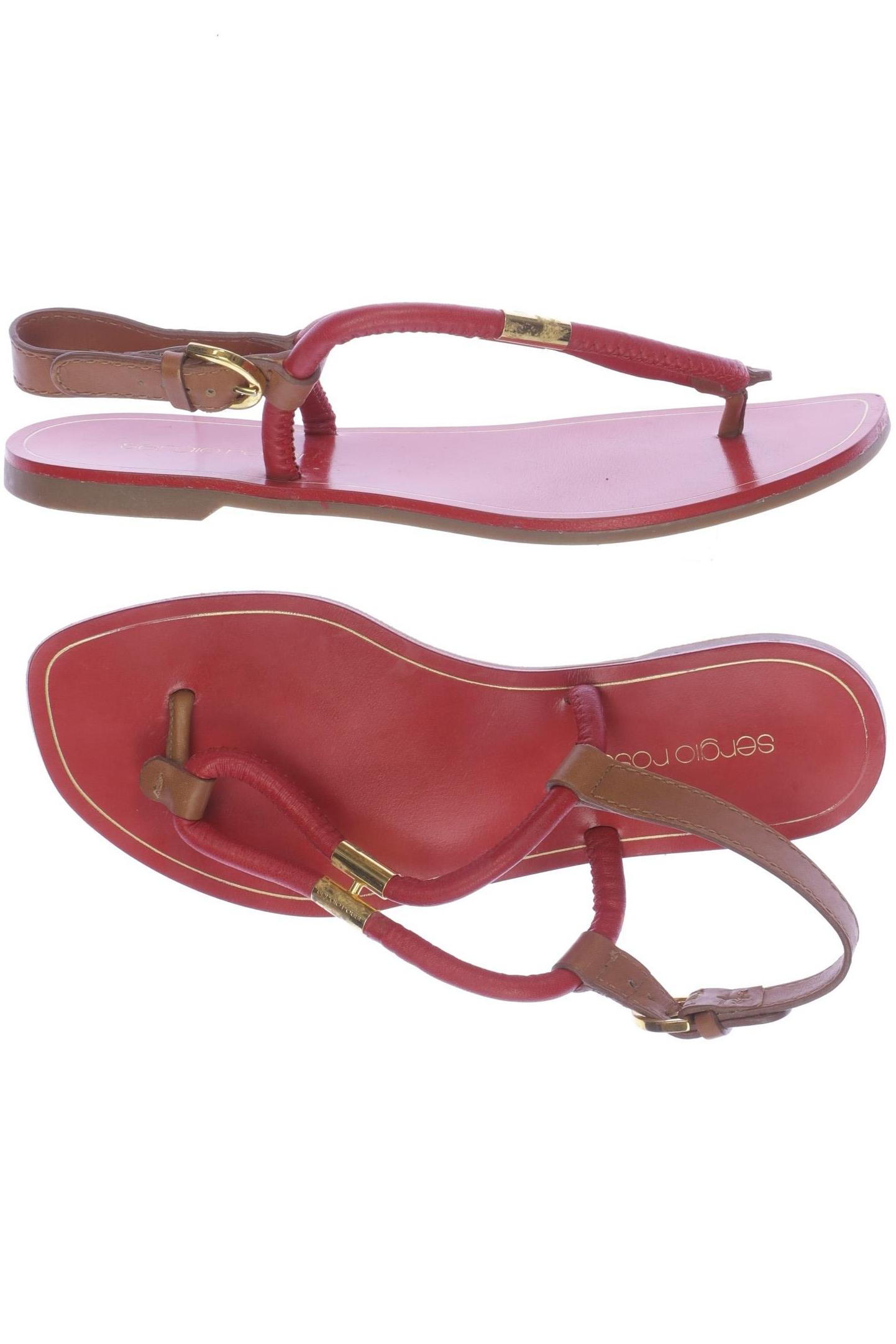 

Sergio Rossi Damen Sandale, rot, Gr. 36