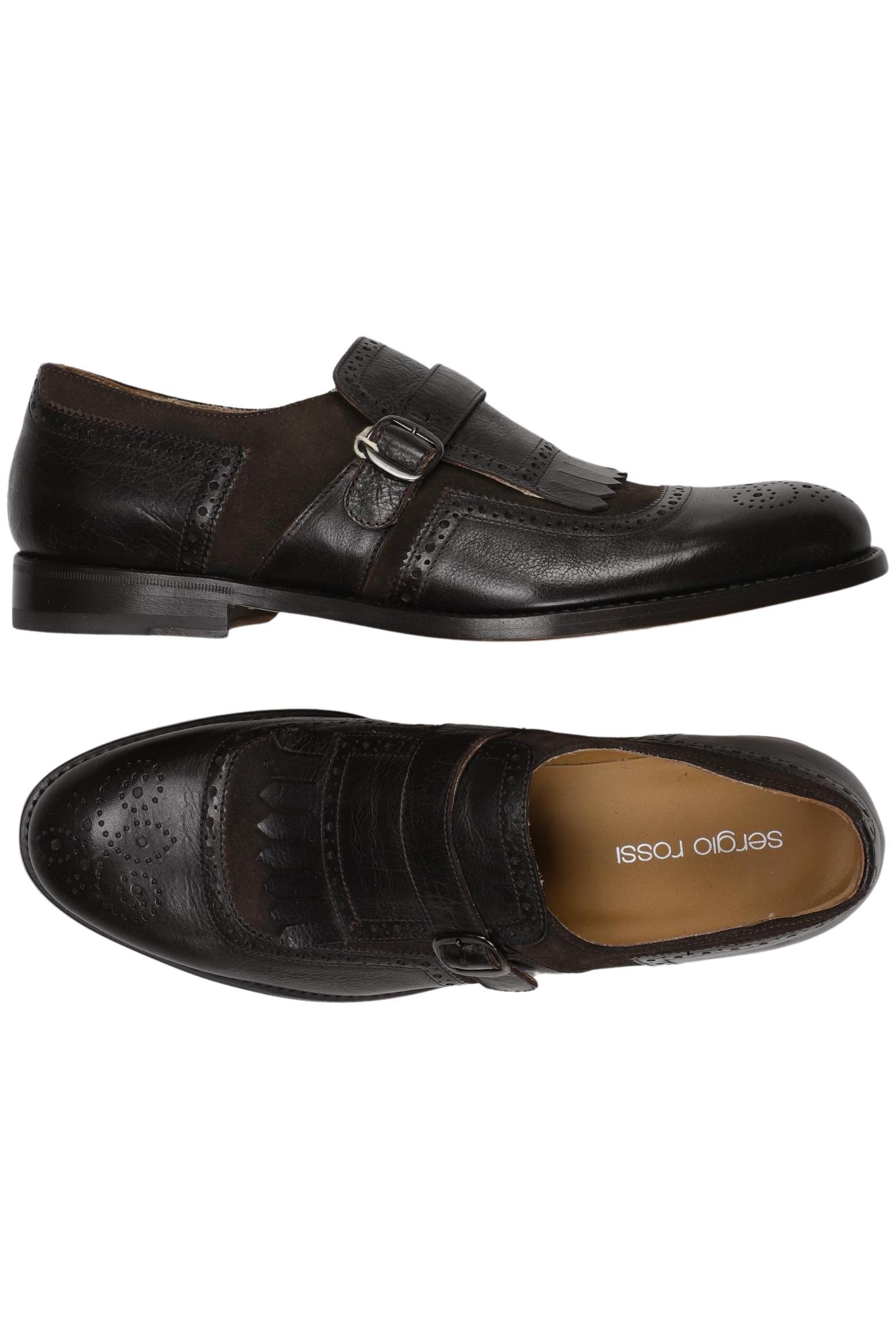 

Sergio Rossi Herren Halbschuh, braun, Gr. 11.5