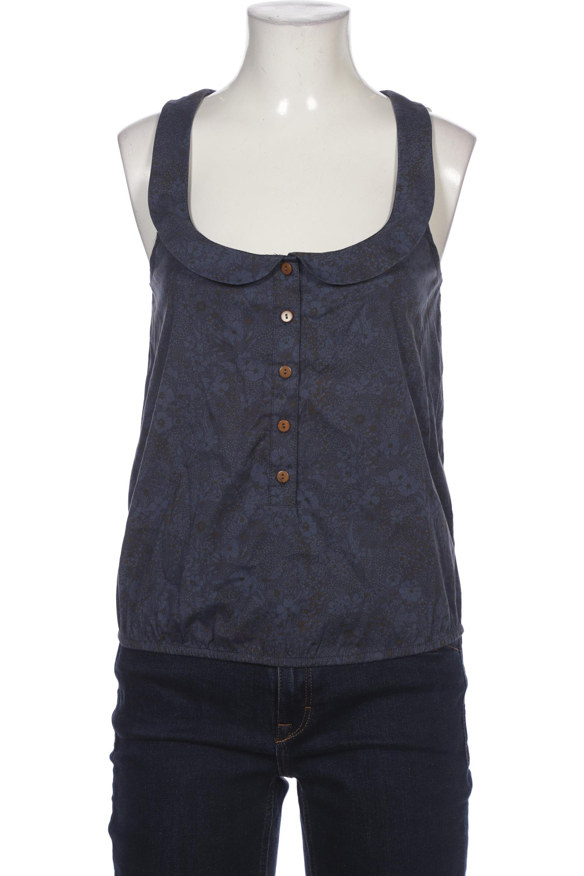 

sessùn Damen Bluse, marineblau
