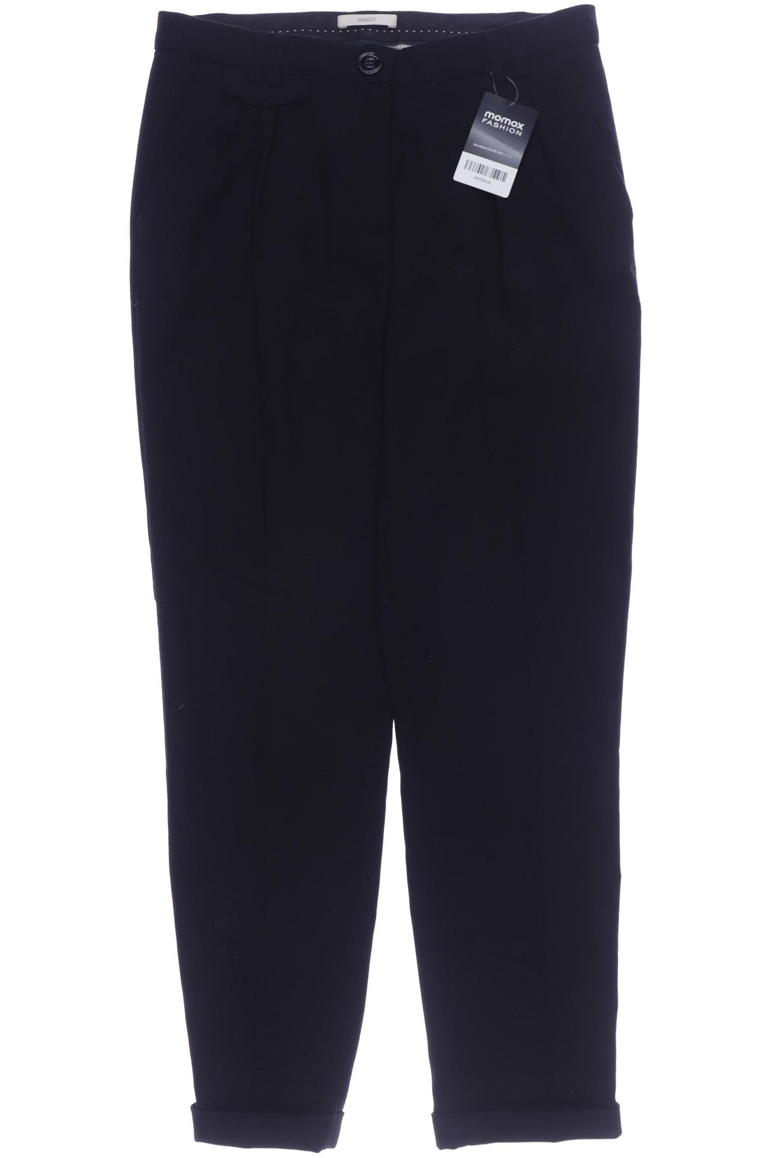 

sessùn Damen Stoffhose, schwarz