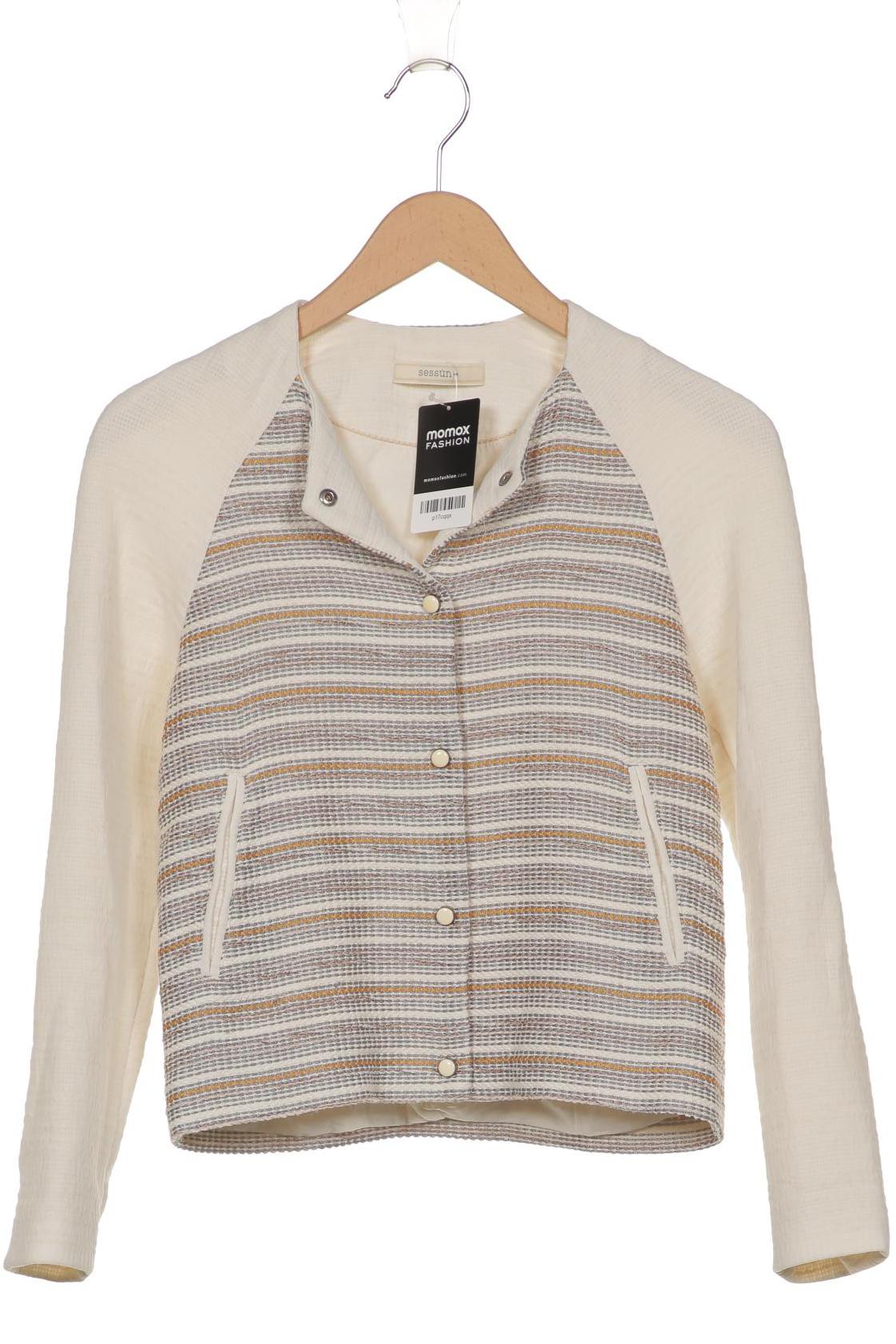 

sessùn Damen Jacke, cremeweiß