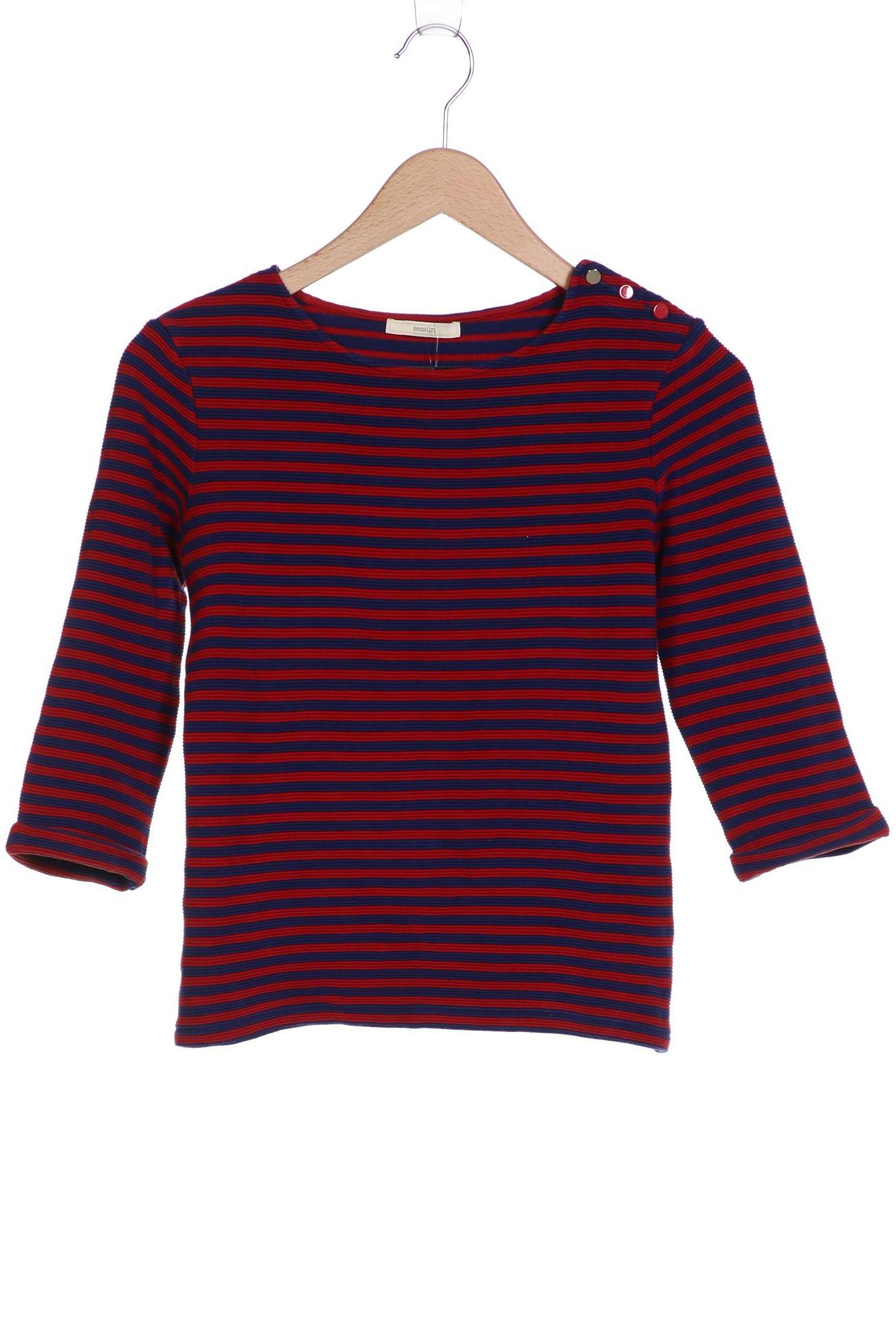 

sessùn Damen Pullover, blau