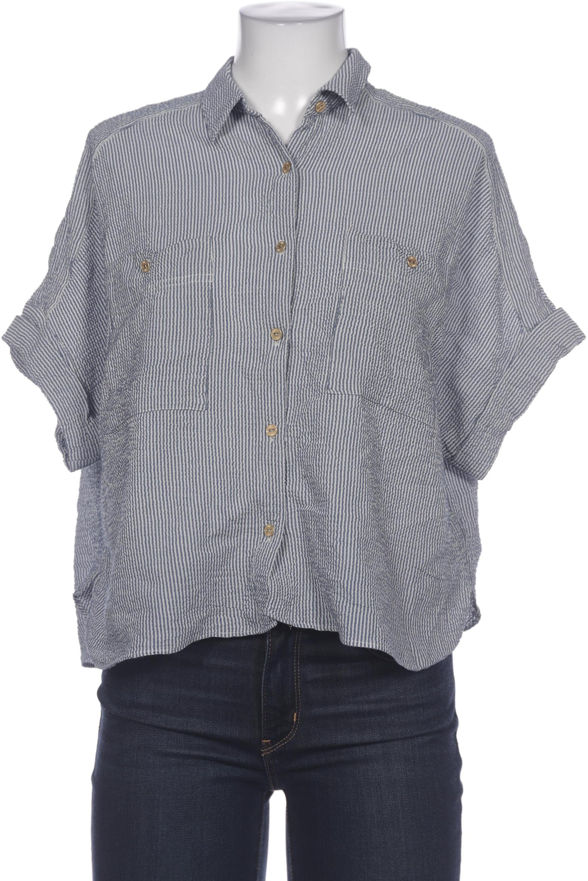 

sessun Damen Bluse, blau, Gr. 36