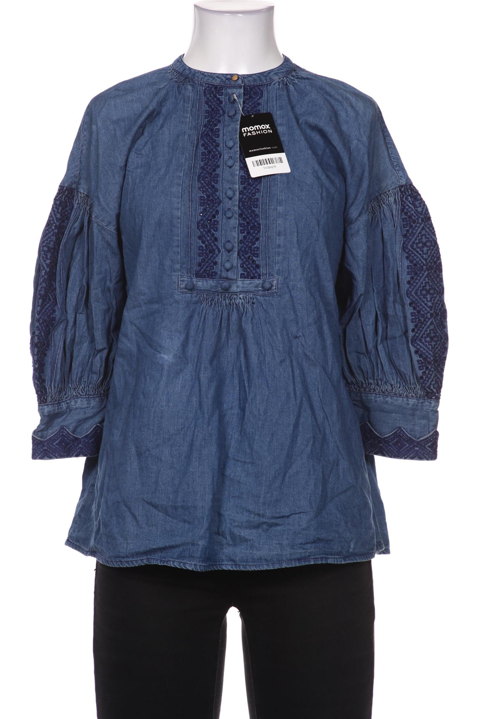 

sessun Damen Bluse, blau, Gr. 36