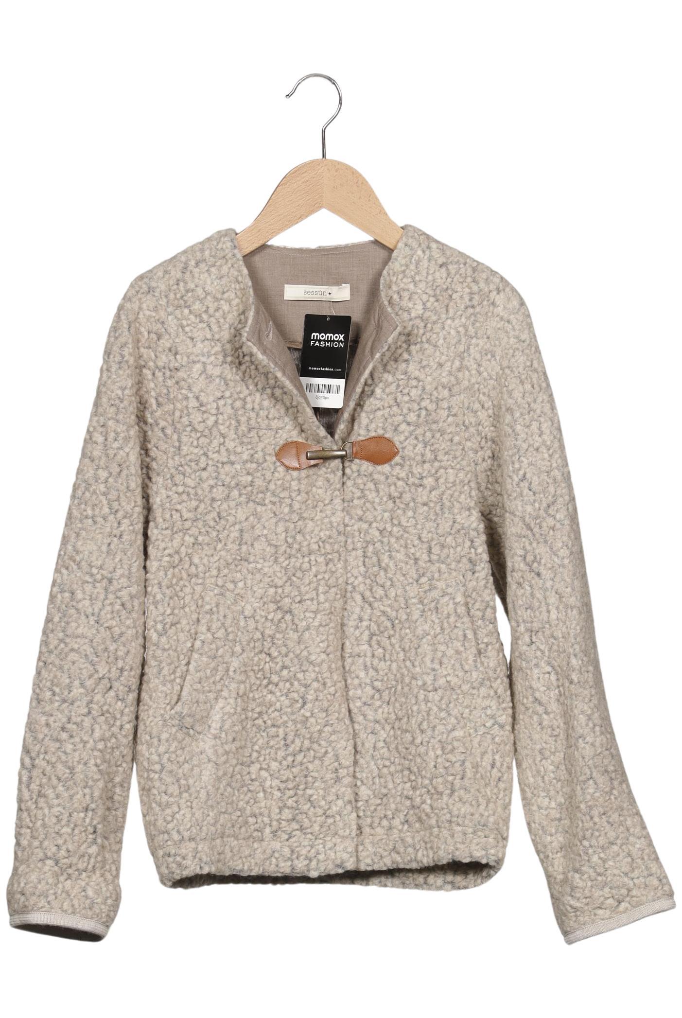 

sessun Damen Jacke, beige, Gr. 34