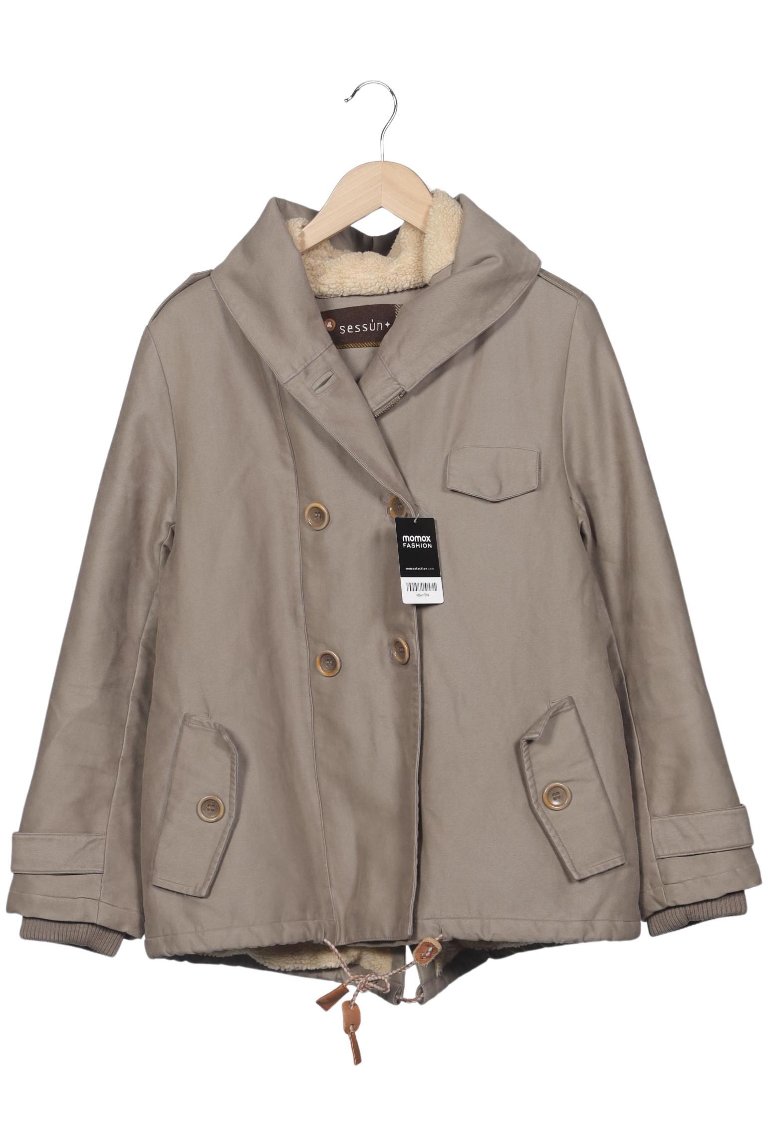

sessun Damen Jacke, beige, Gr. 38