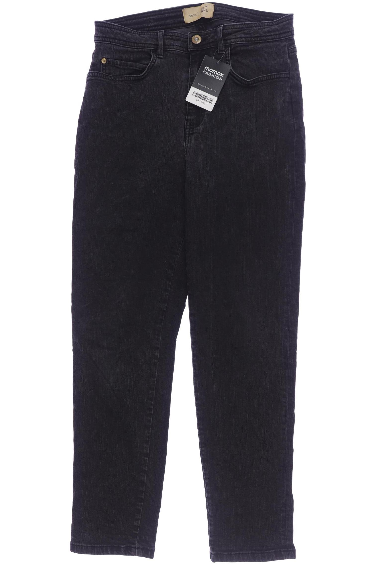

sessun Damen Jeans, schwarz, Gr. 38