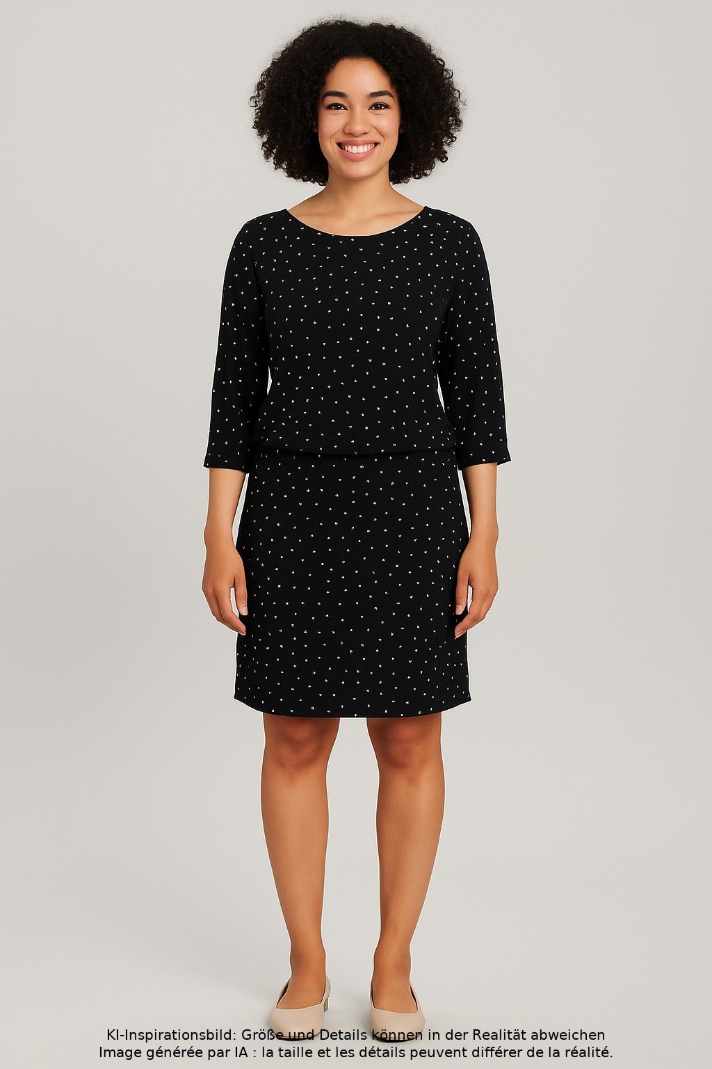 

sessun Damen Kleid, schwarz, Gr. 38