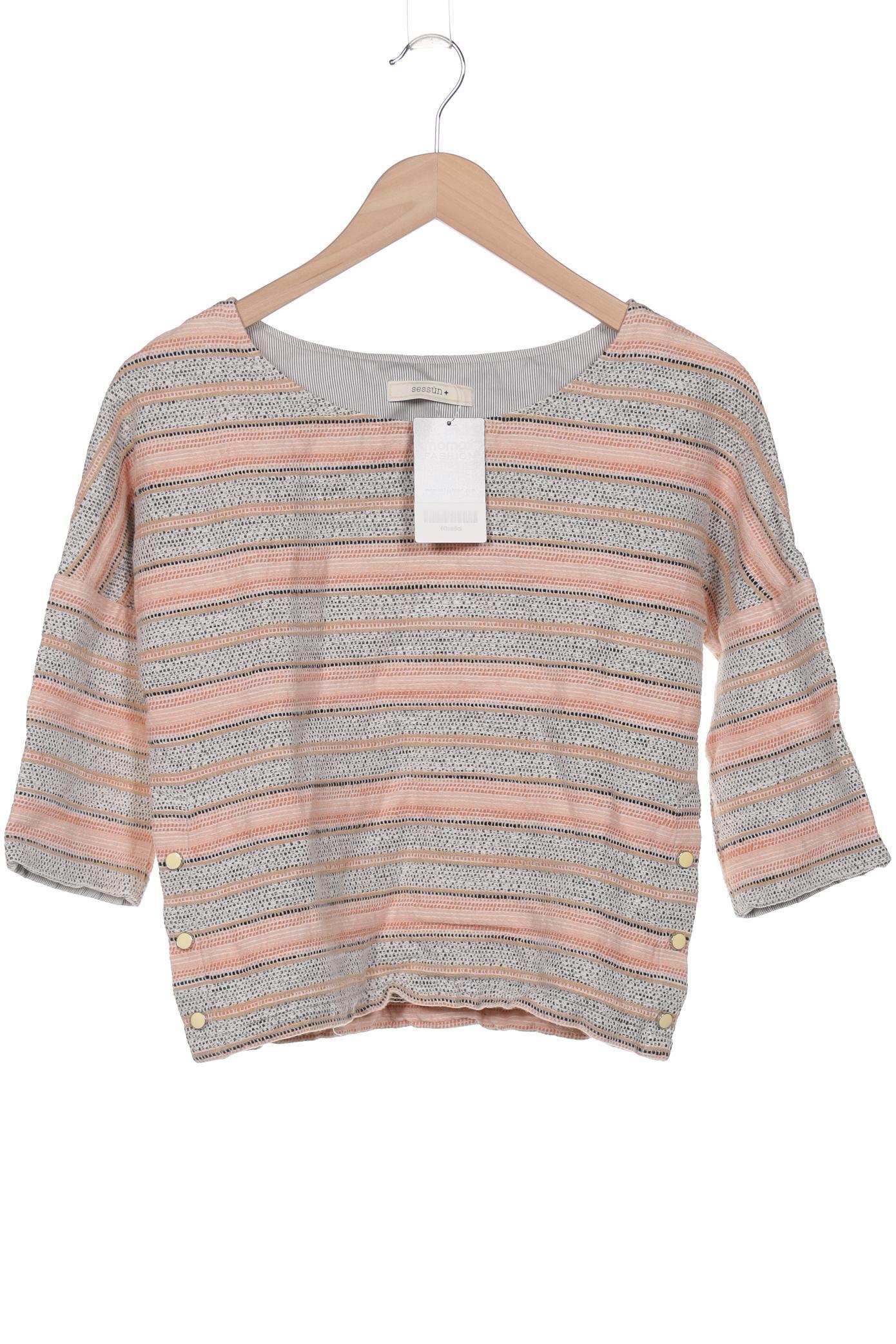 

sessun Damen Langarmshirt, grau, Gr. 36