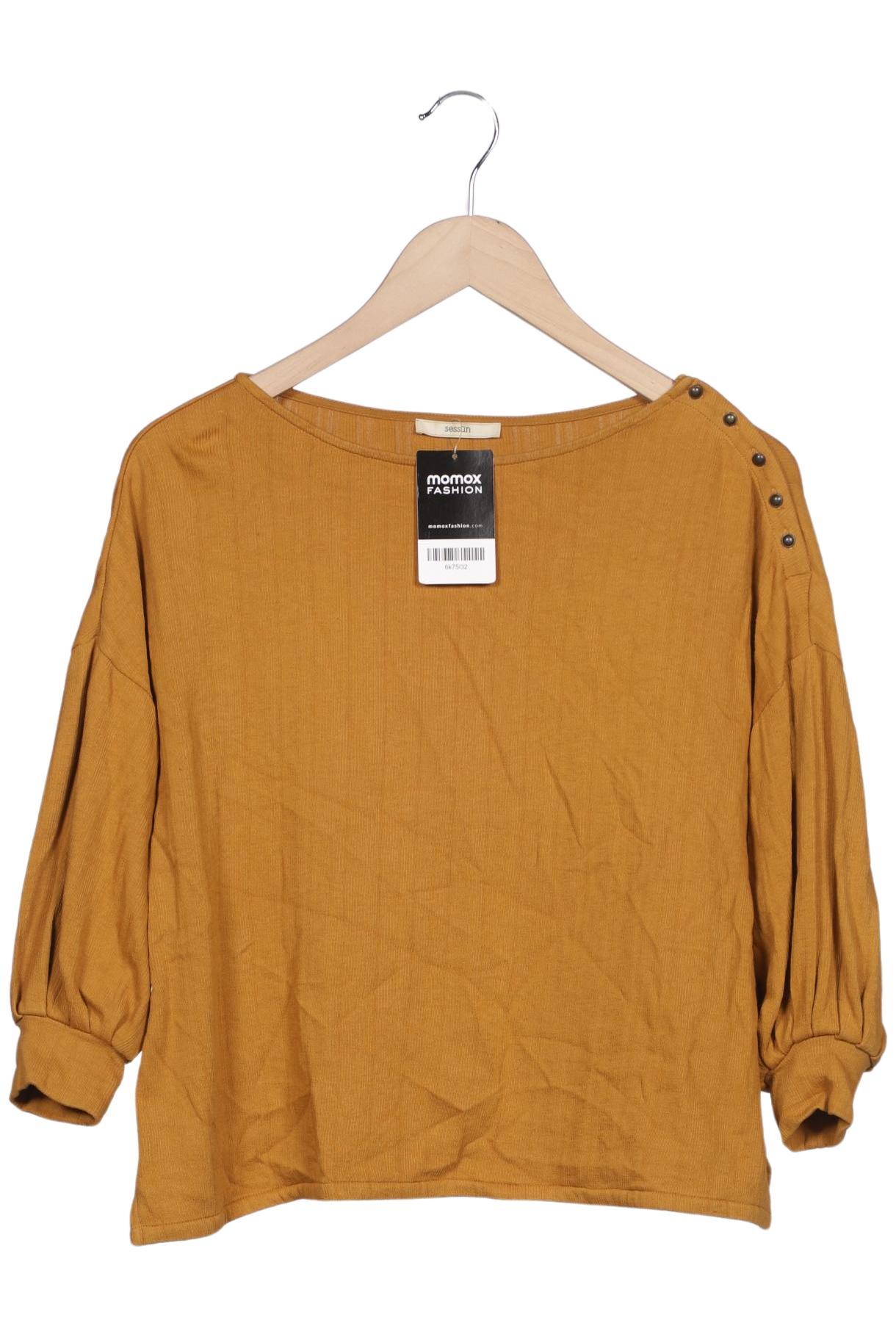 

sessun Damen Langarmshirt, braun, Gr. 36