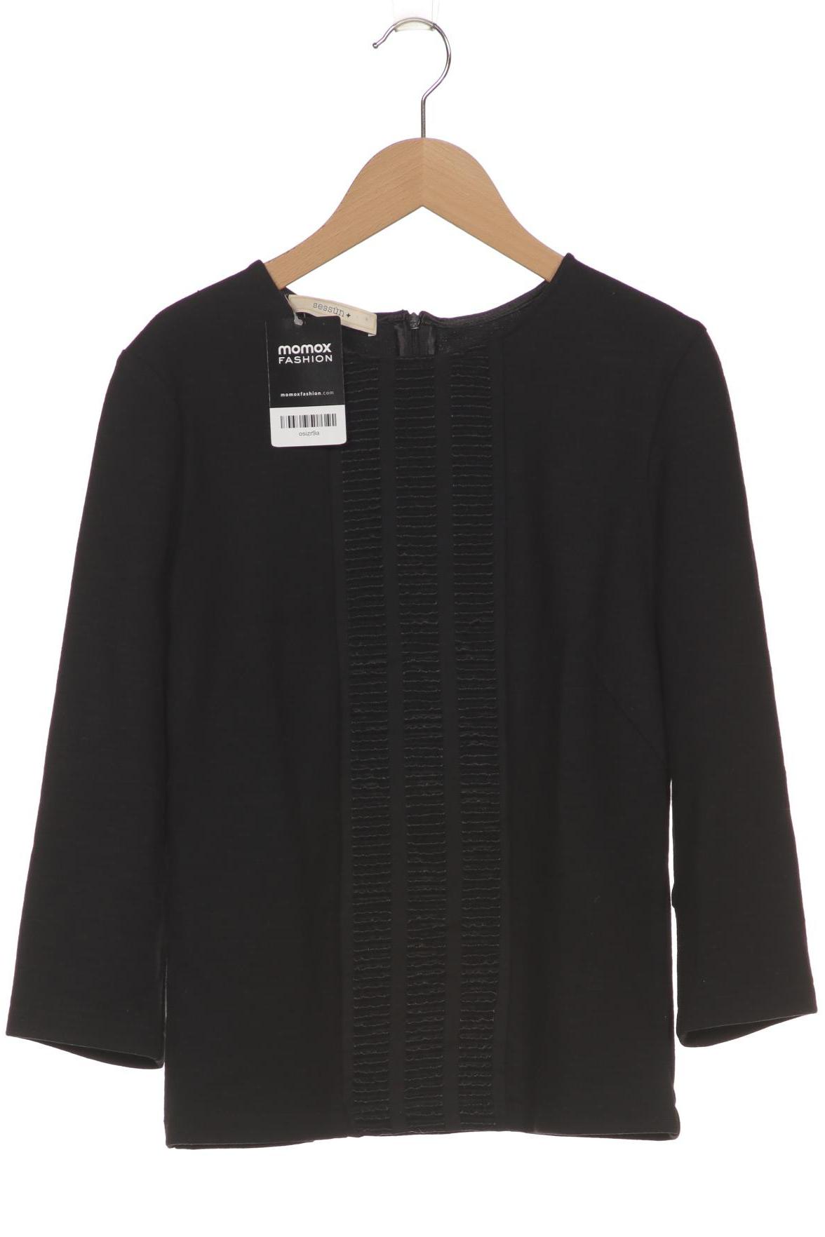 

sessun Damen Langarmshirt, schwarz, Gr. 38