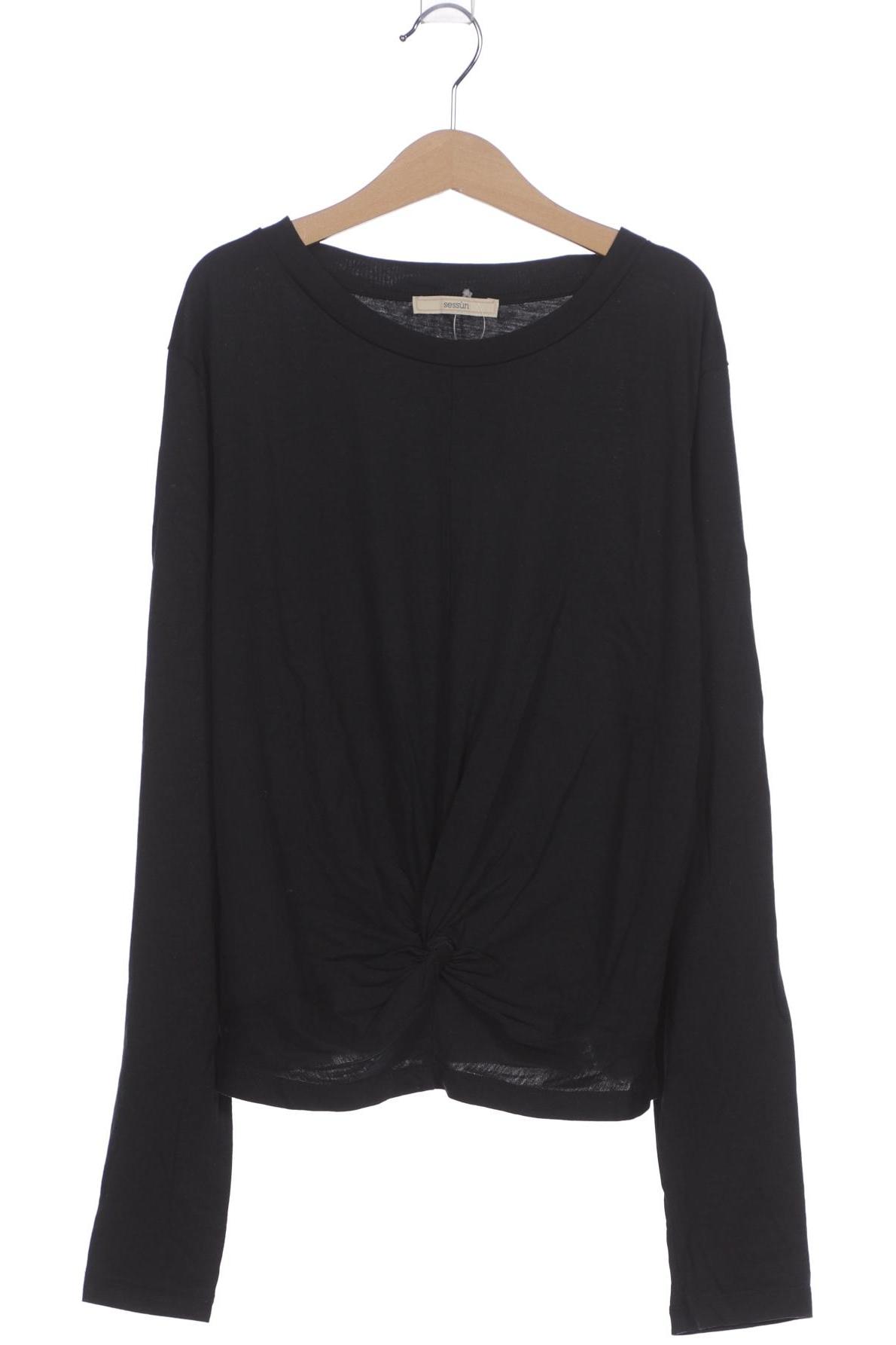 

sessun Damen Langarmshirt, schwarz, Gr. 42