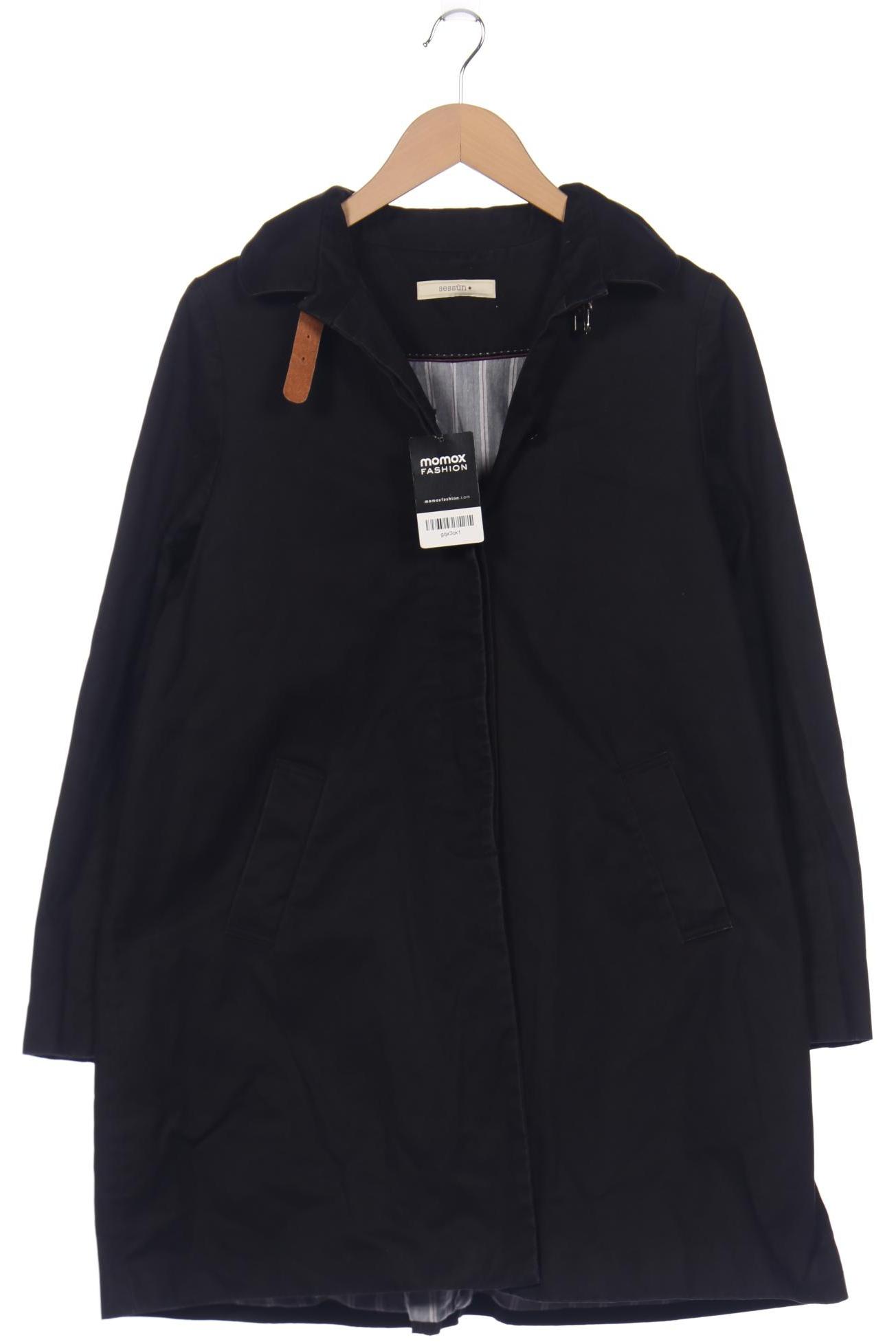 

sessun Damen Mantel, schwarz