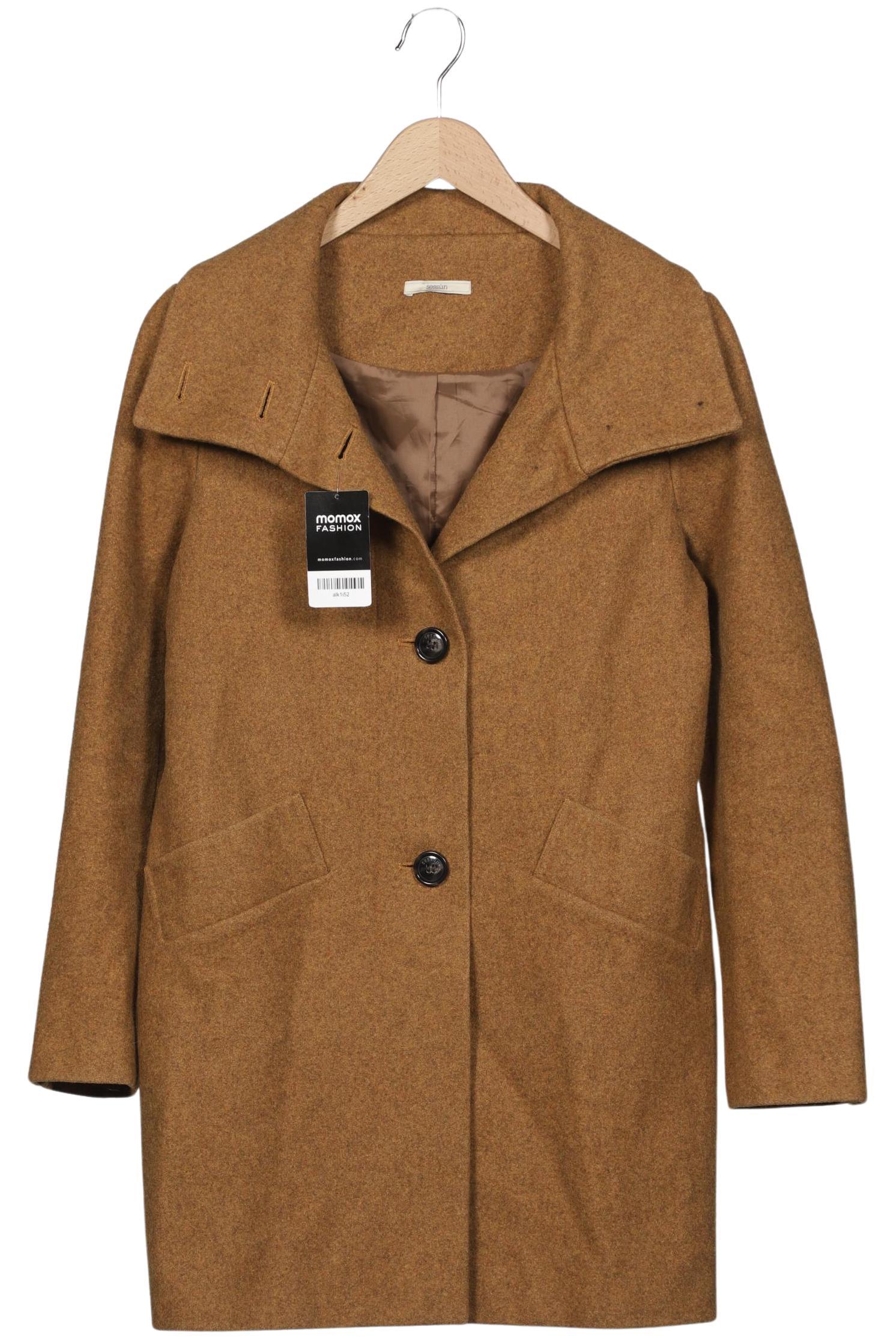 

sessun Damen Mantel, braun, Gr. 36