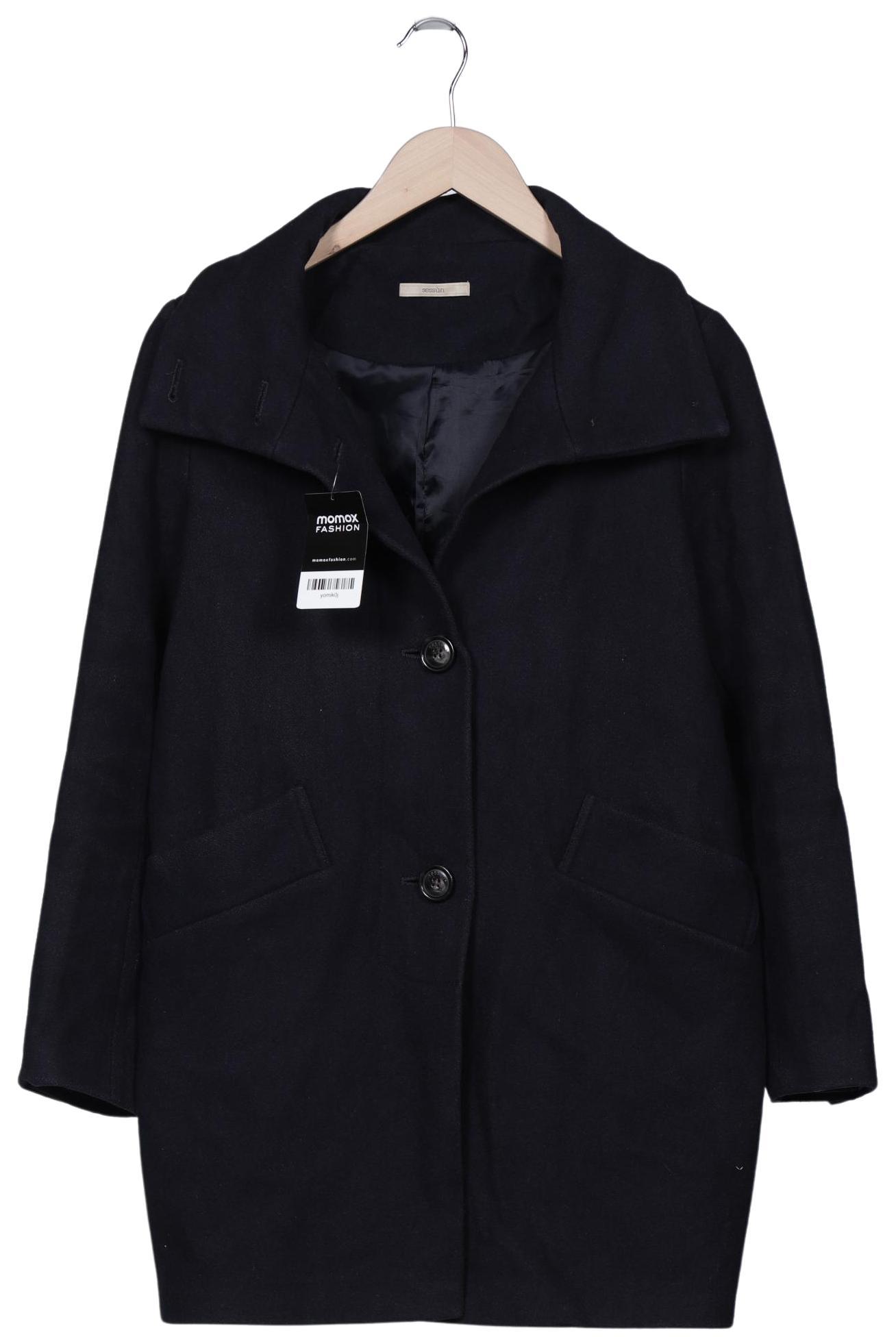 

sessun Damen Mantel, marineblau, Gr. 34