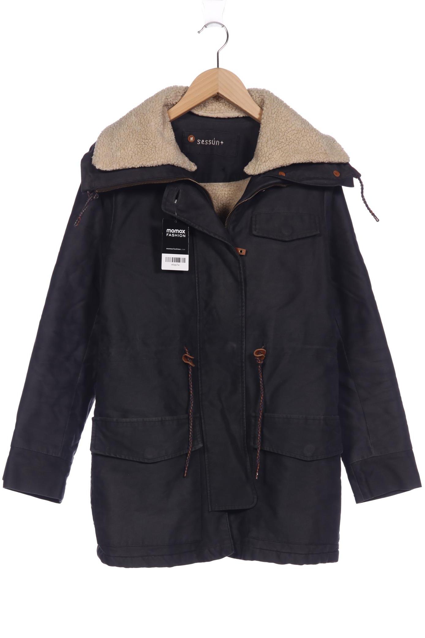 

sessun Damen Mantel, grau, Gr. 34