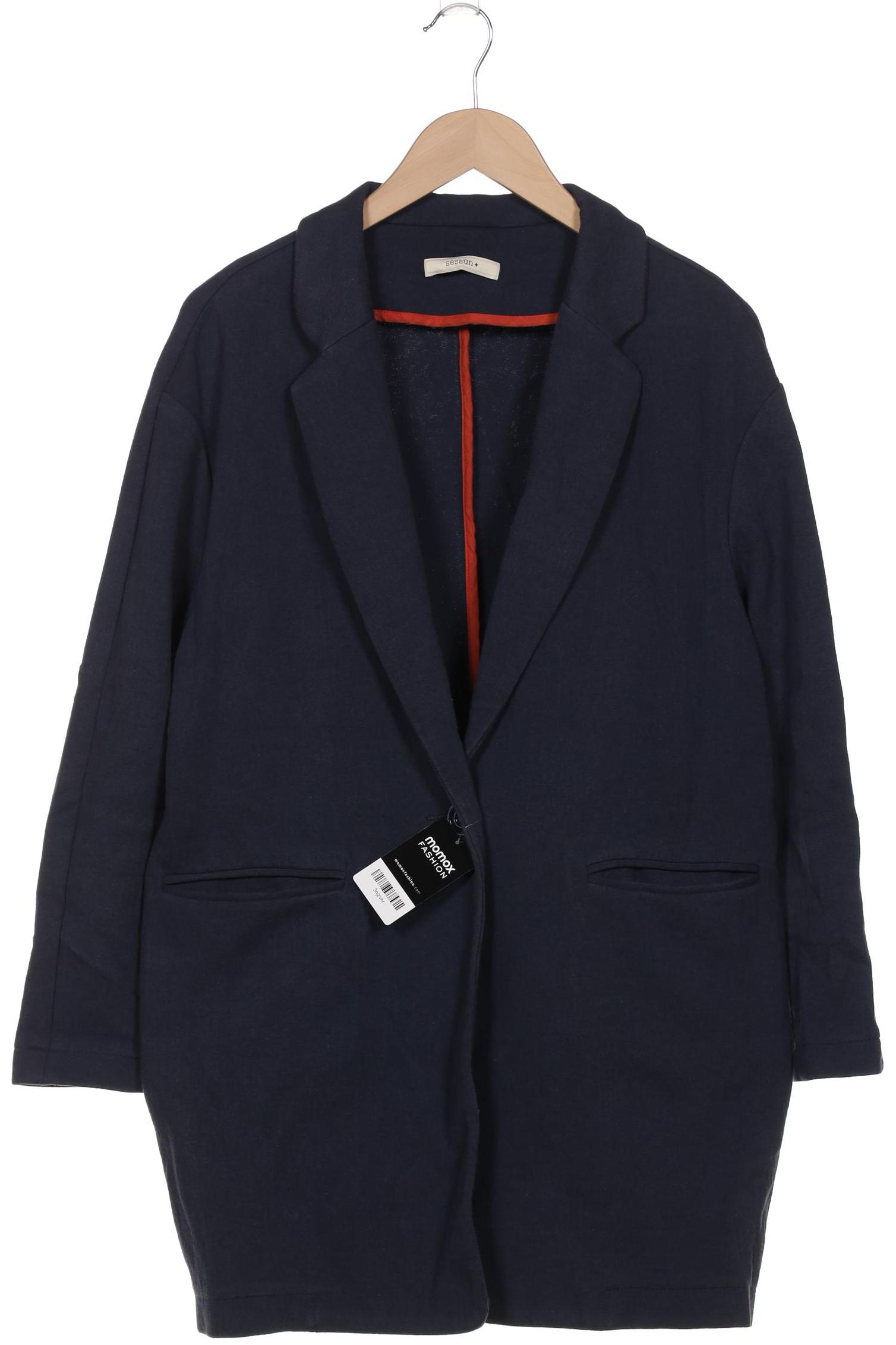 

sessun Damen Mantel, marineblau, Gr. 38
