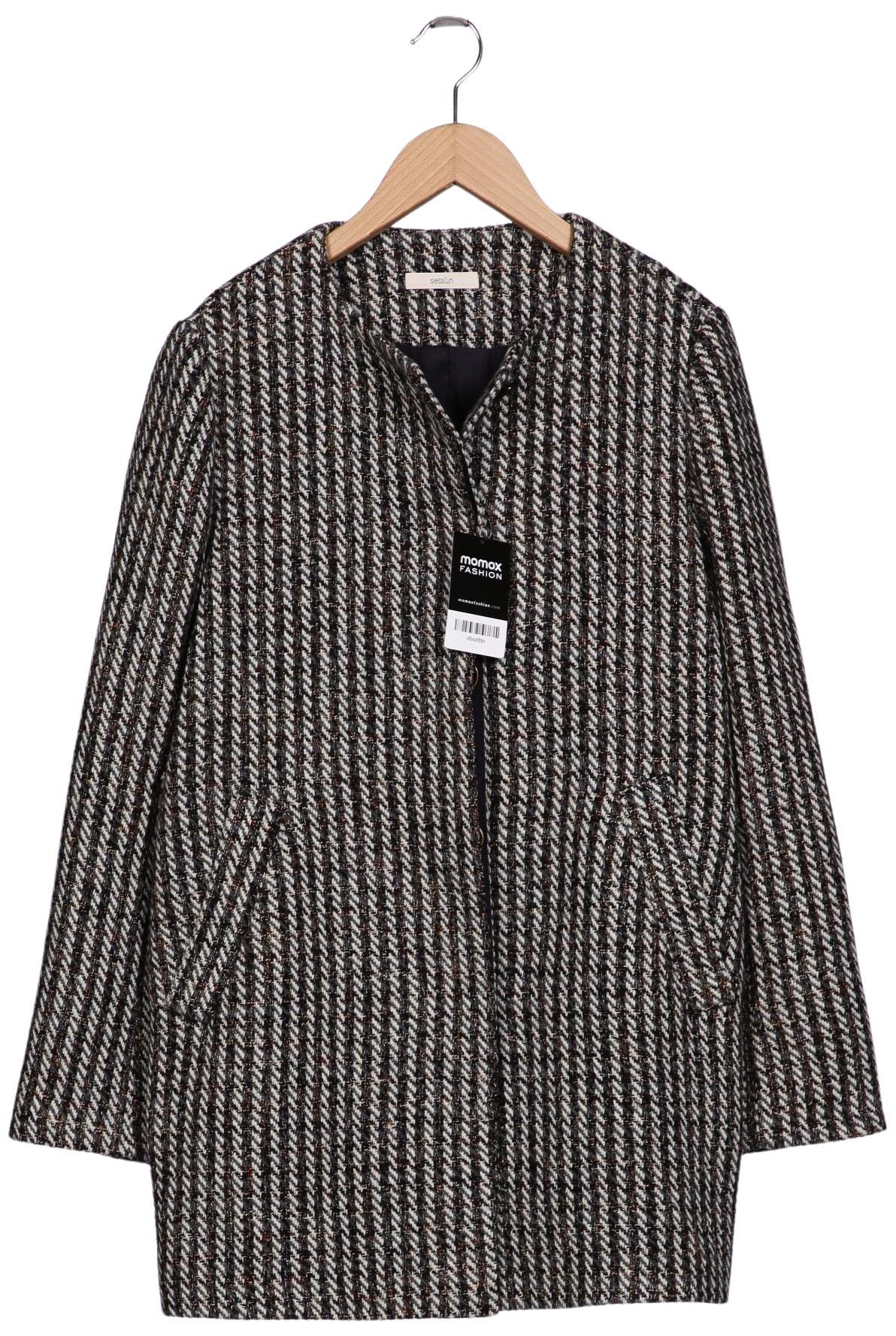 

sessun Damen Mantel, grau, Gr. 34