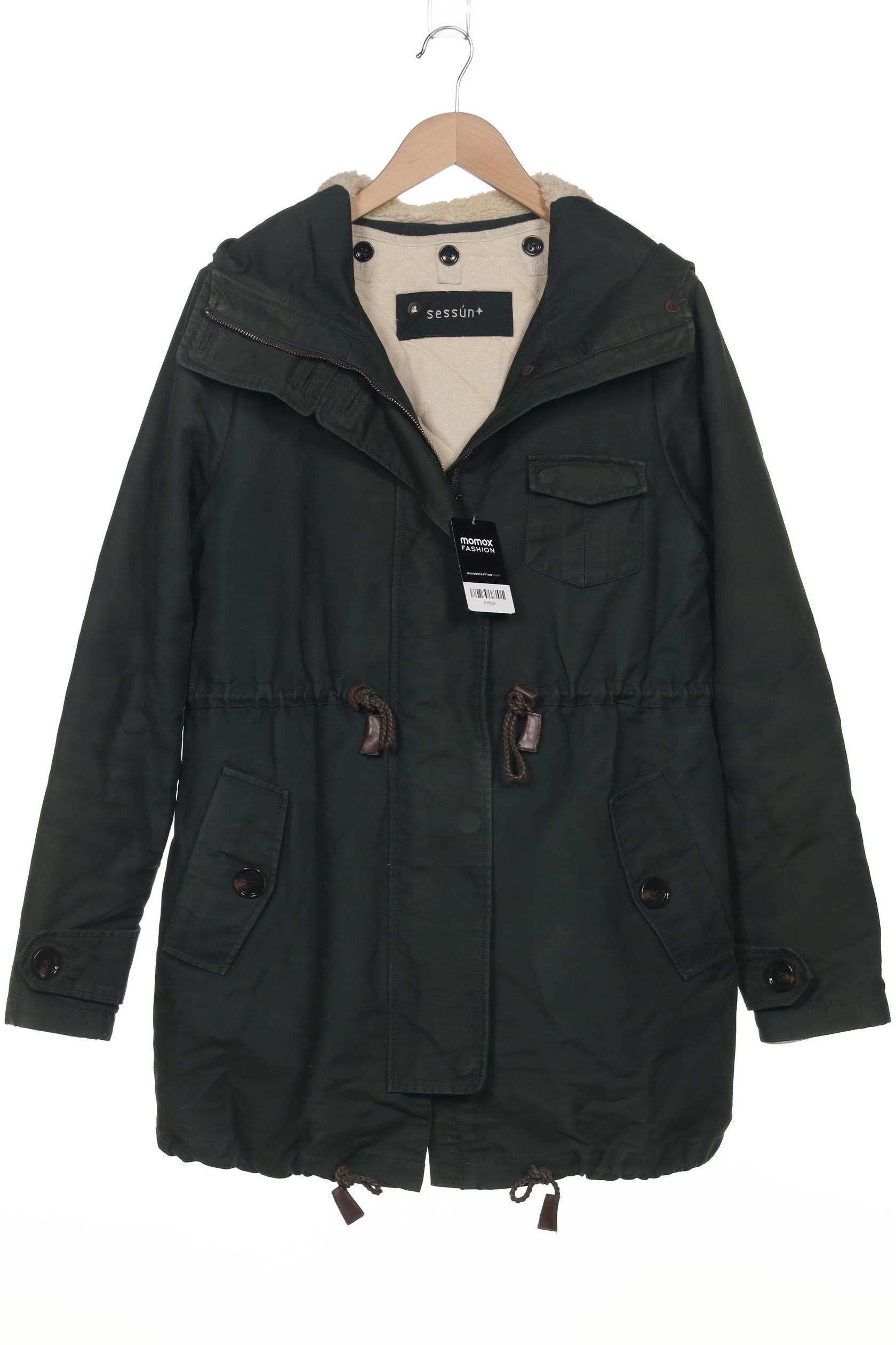 

sessun Damen Mantel, grün, Gr. 42