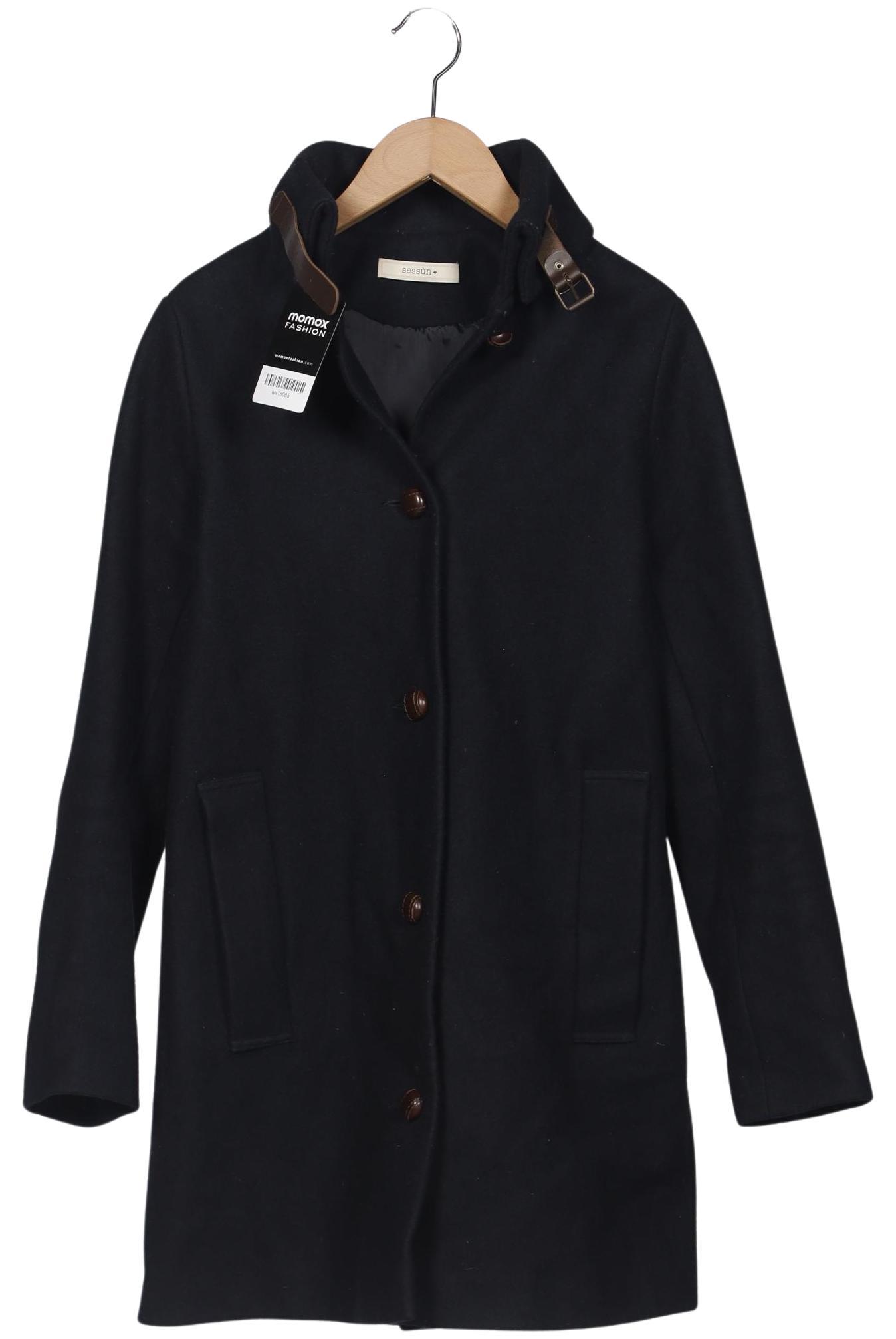 

sessun Damen Mantel, marineblau, Gr. 36