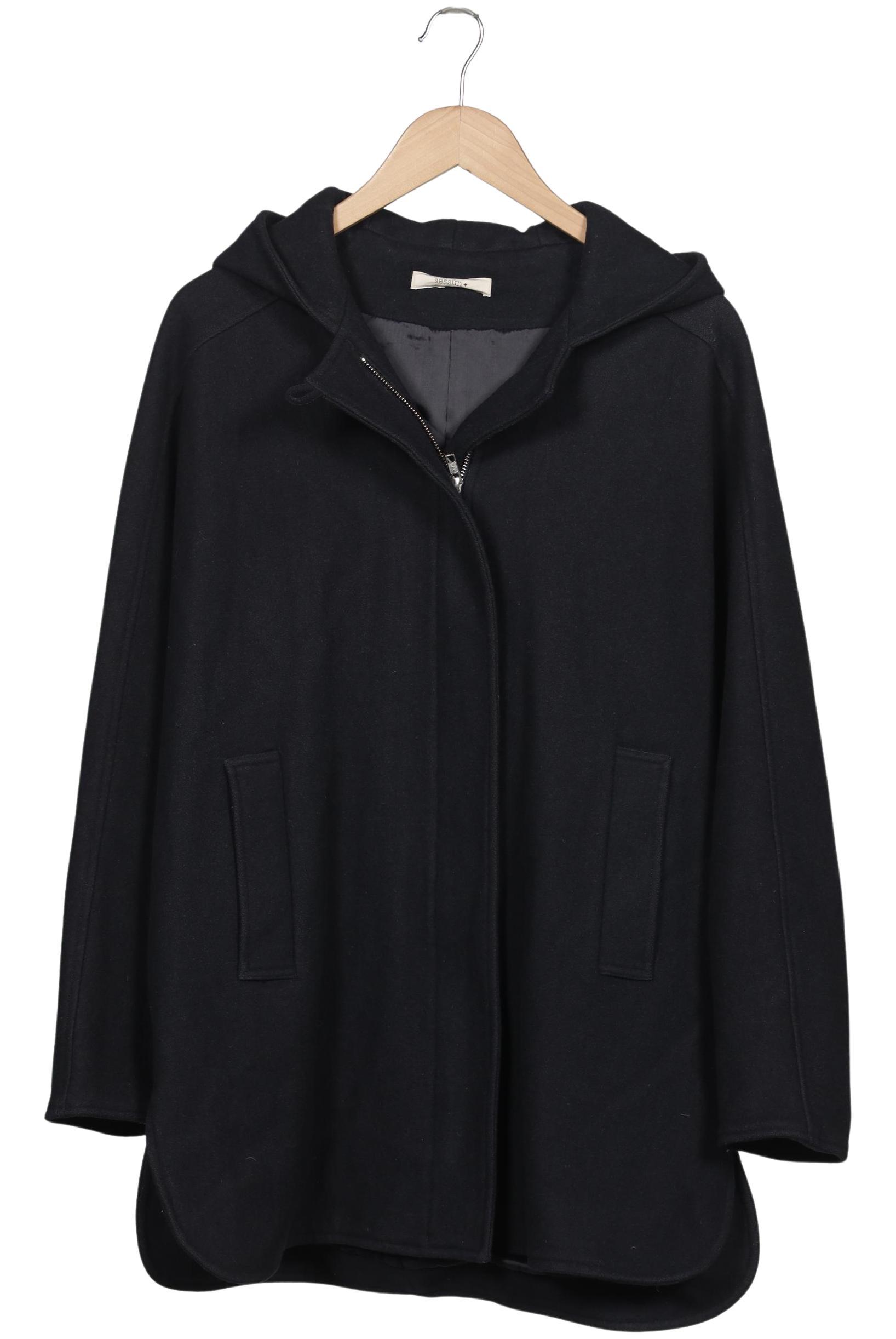 

sessun Damen Mantel, marineblau, Gr. 34